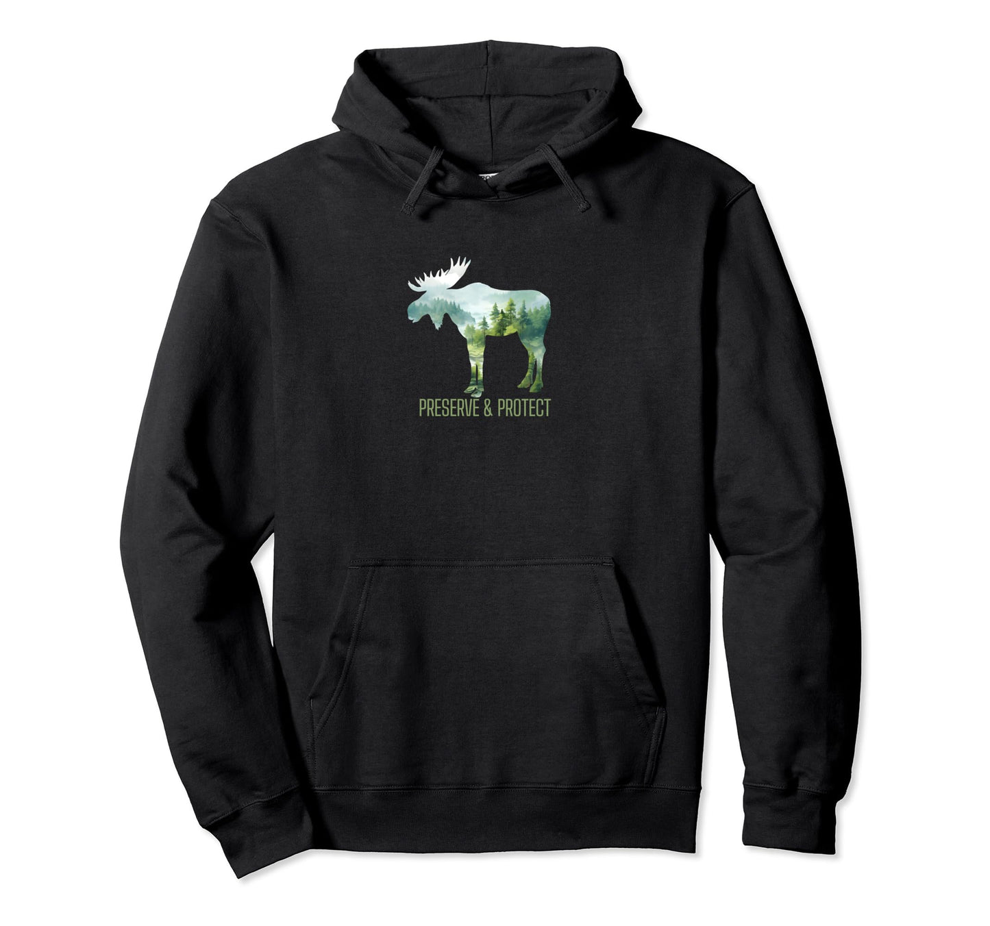 Preserve Protect National Park Wildlife Hoodie - Custom Art Print Unisex - T-Shirt, Sweatshirt, Hoodie