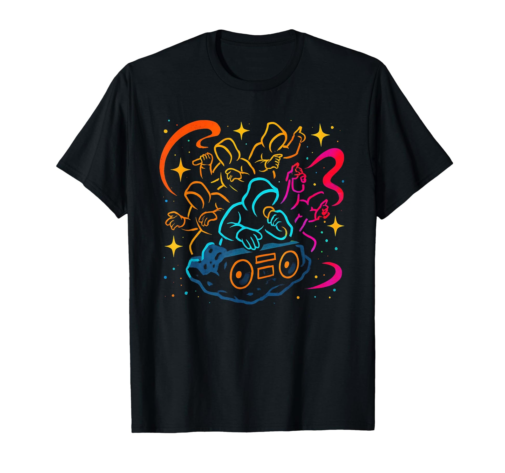 Cosmic Cipher Hip Hop Flow Old School T-Shirt - Novelty Apparel for Adults - T-Shirt, Sweatshirt, Hoodie