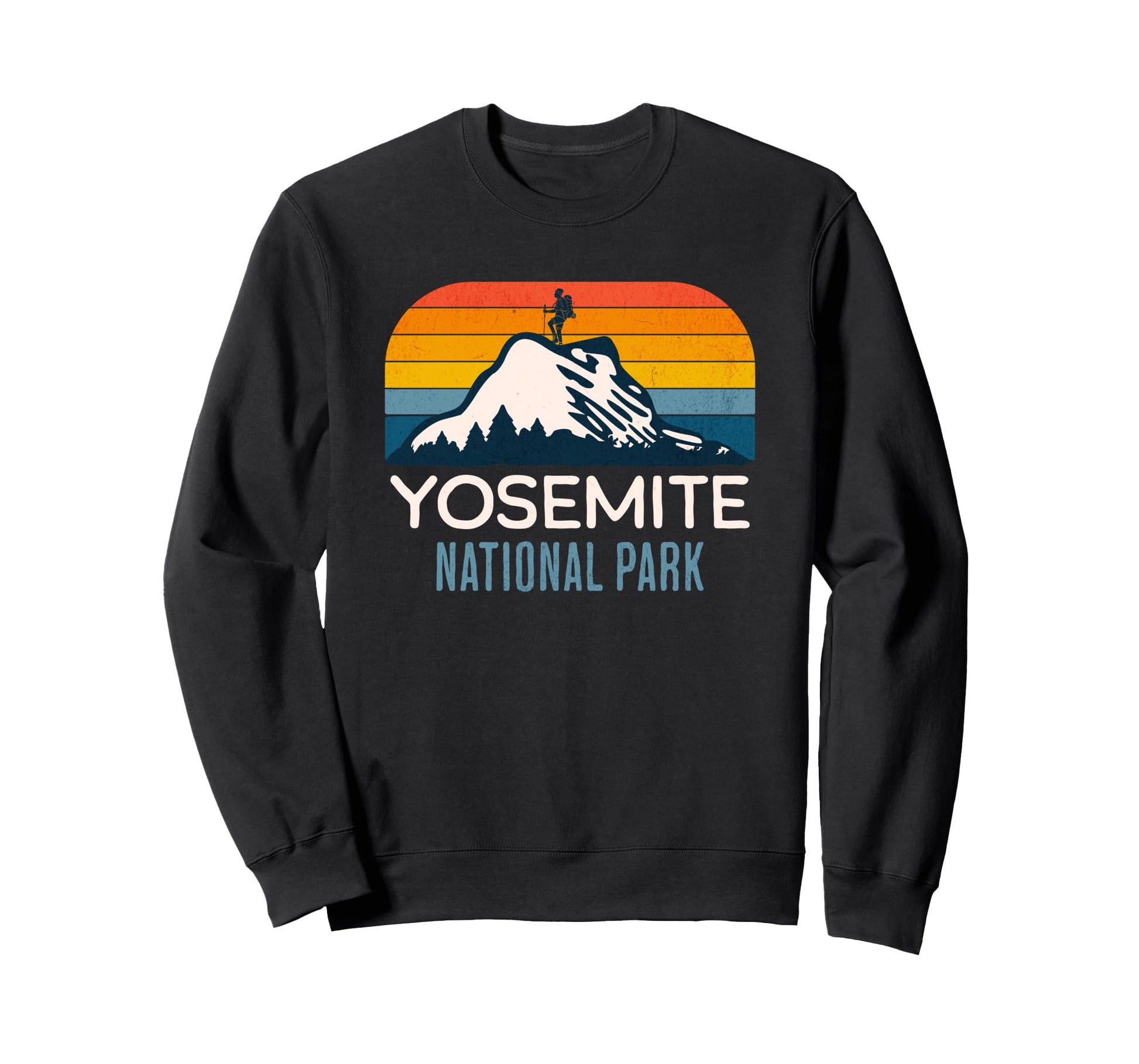 Yosemite National Park Groovy Sweatshirt - Aesthetic Graphic for Adults - T-Shirt, Sweatshirt, Hoodie