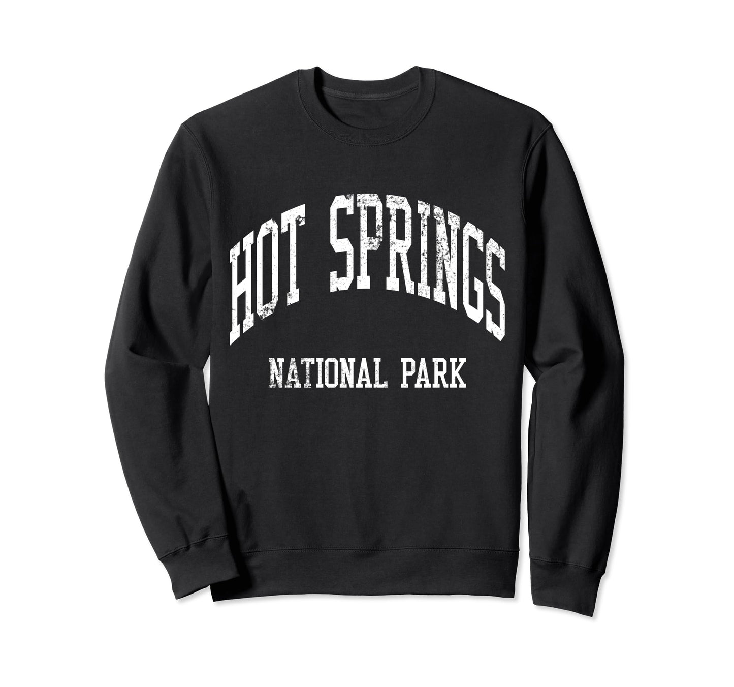 Hot Springs National Park 70S Sweatshirt - Casual Everyday Wear for Adults - T-Shirt, Sweatshirt, Hoodie