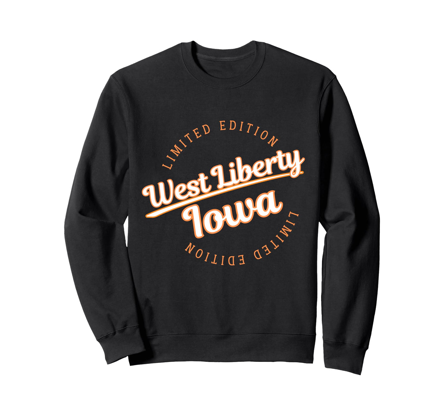 Athletic West Liberty Ia Sweatshirt - Casual Everyday Wear Men Women - T-Shirt, Sweatshirt, Hoodie