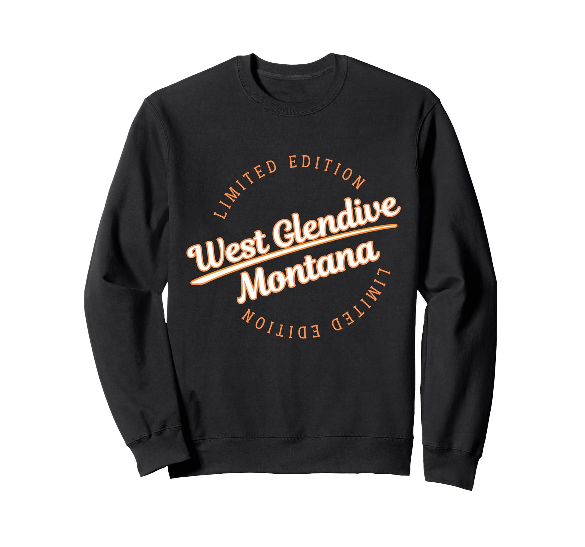 Athletic West Glendive Mt Sweatshirt - Minimalist Print Men Women - T-Shirt, Sweatshirt, Hoodie
