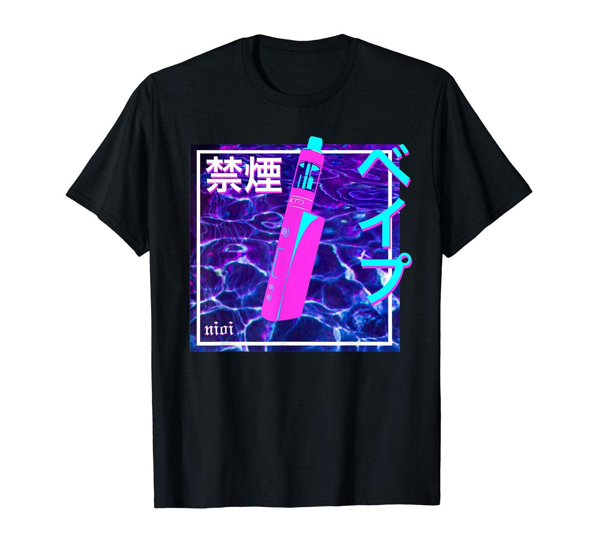 Vape 90S Aesthetic Japanese Writing T-Shirt - Graphic Print for Adults - T-Shirt, Sweatshirt, Hoodie