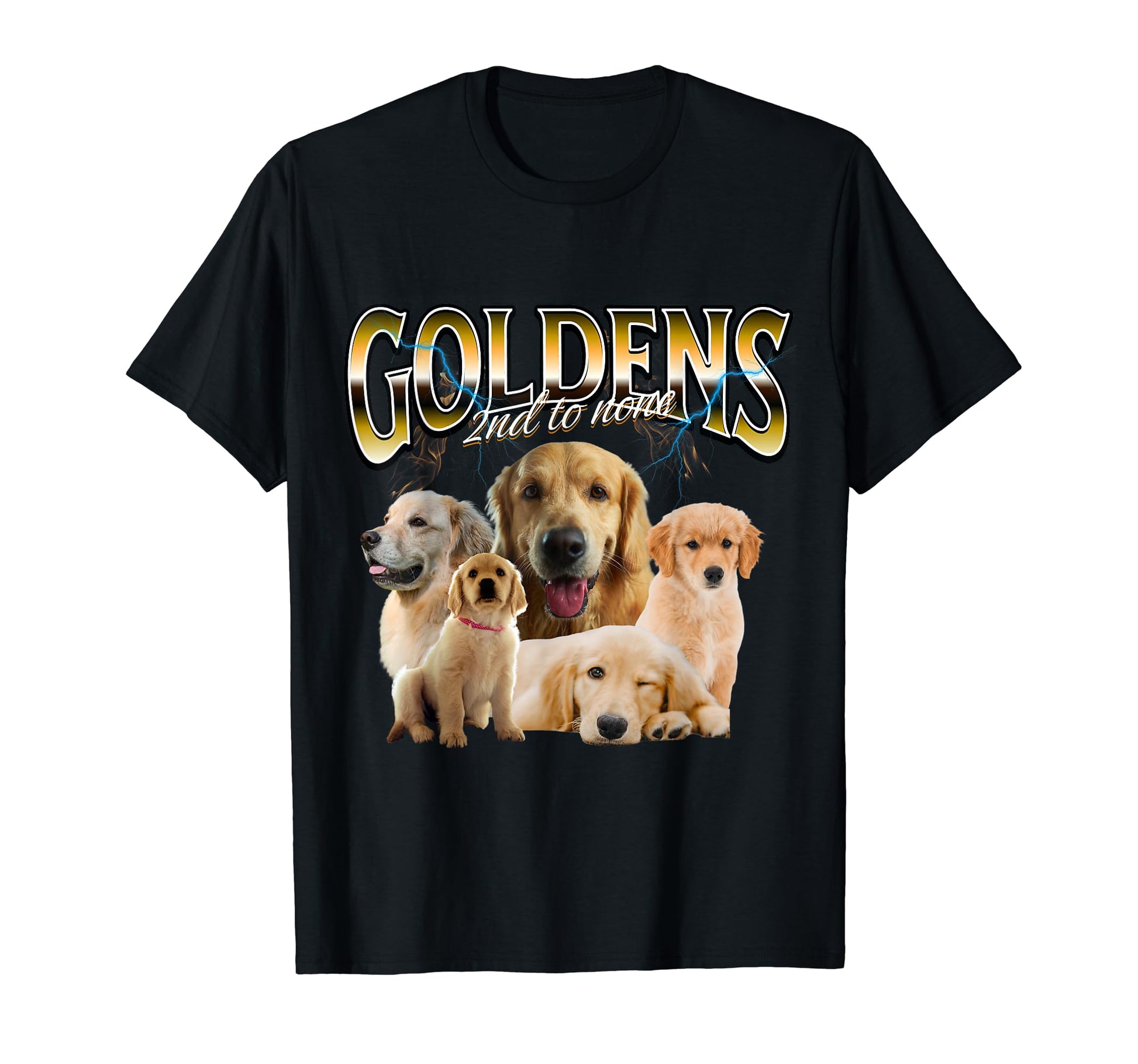 Golden Retriever Grunge Dog Lovers T-Shirt - Streetwear Style for Adults - T-Shirt, Sweatshirt, Hoodie