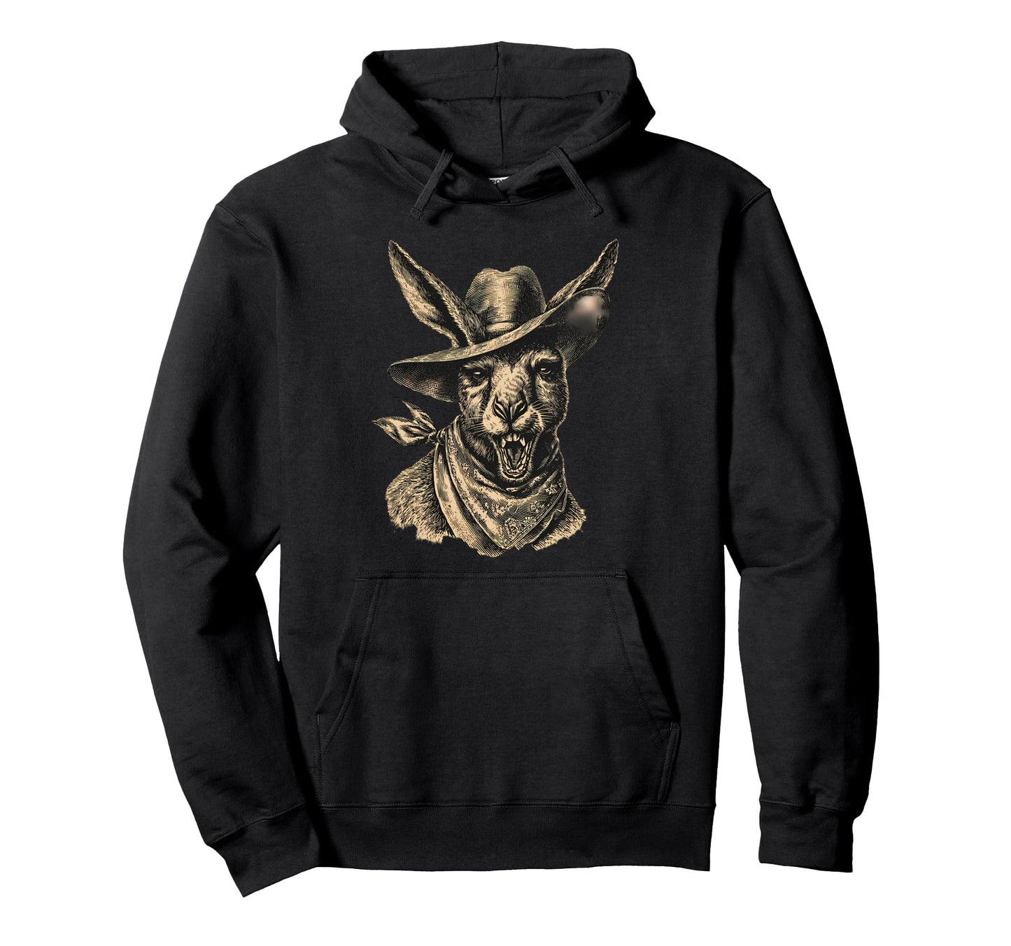 Kangaroo Cowboy Rodeo Australia Day Hoodie - Trendy Graphic Men Women - T-Shirt, Sweatshirt, Hoodie