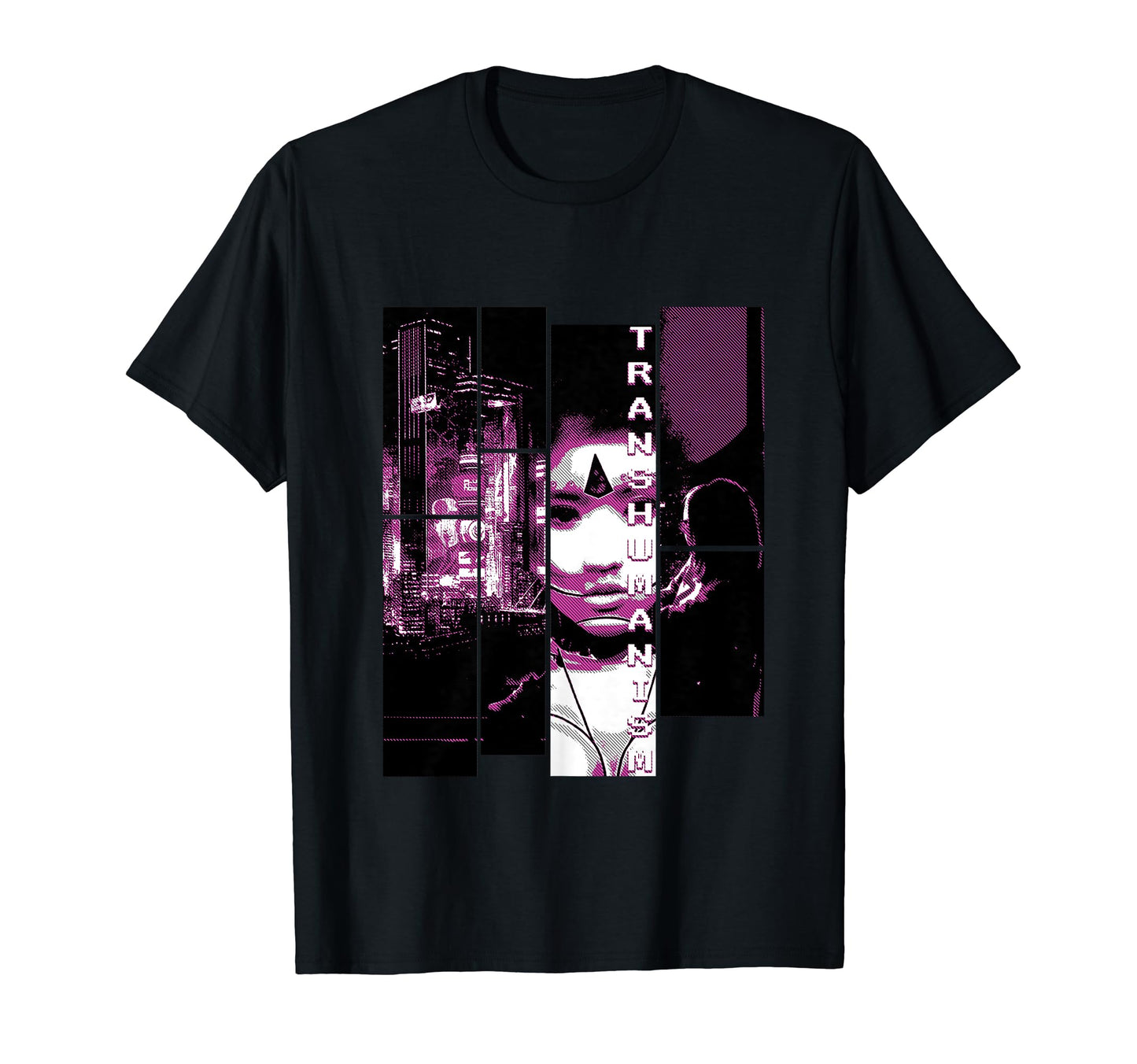 Transhumanismus Futurismus Aesthetic T-Shirt - Trendy Graphic for Adults - T-Shirt, Sweatshirt, Hoodie