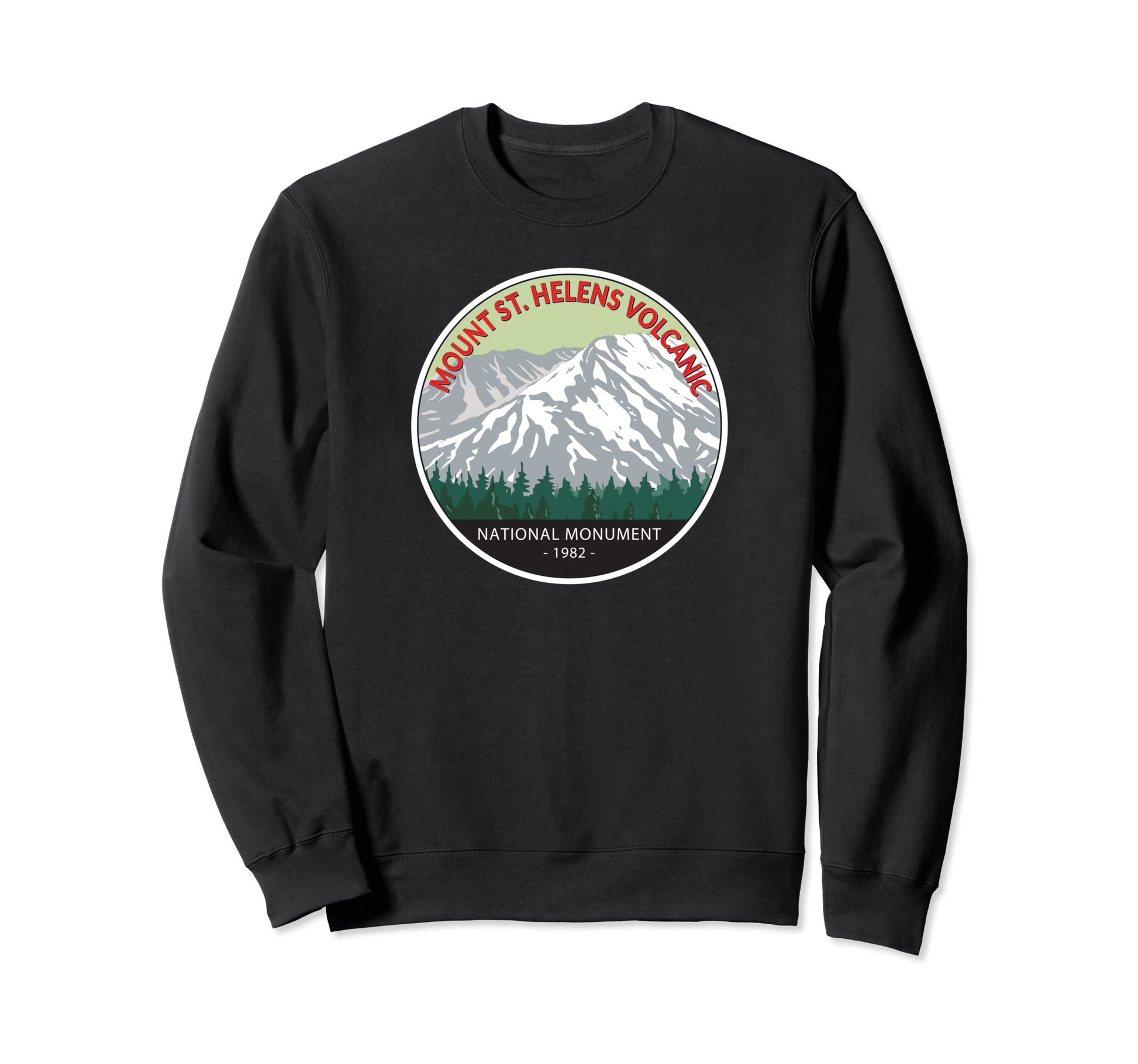 Mount St Helens National Volcanic Sweatshirt - Novelty Apparel Men Women - T-Shirt, Sweatshirt, Hoodie