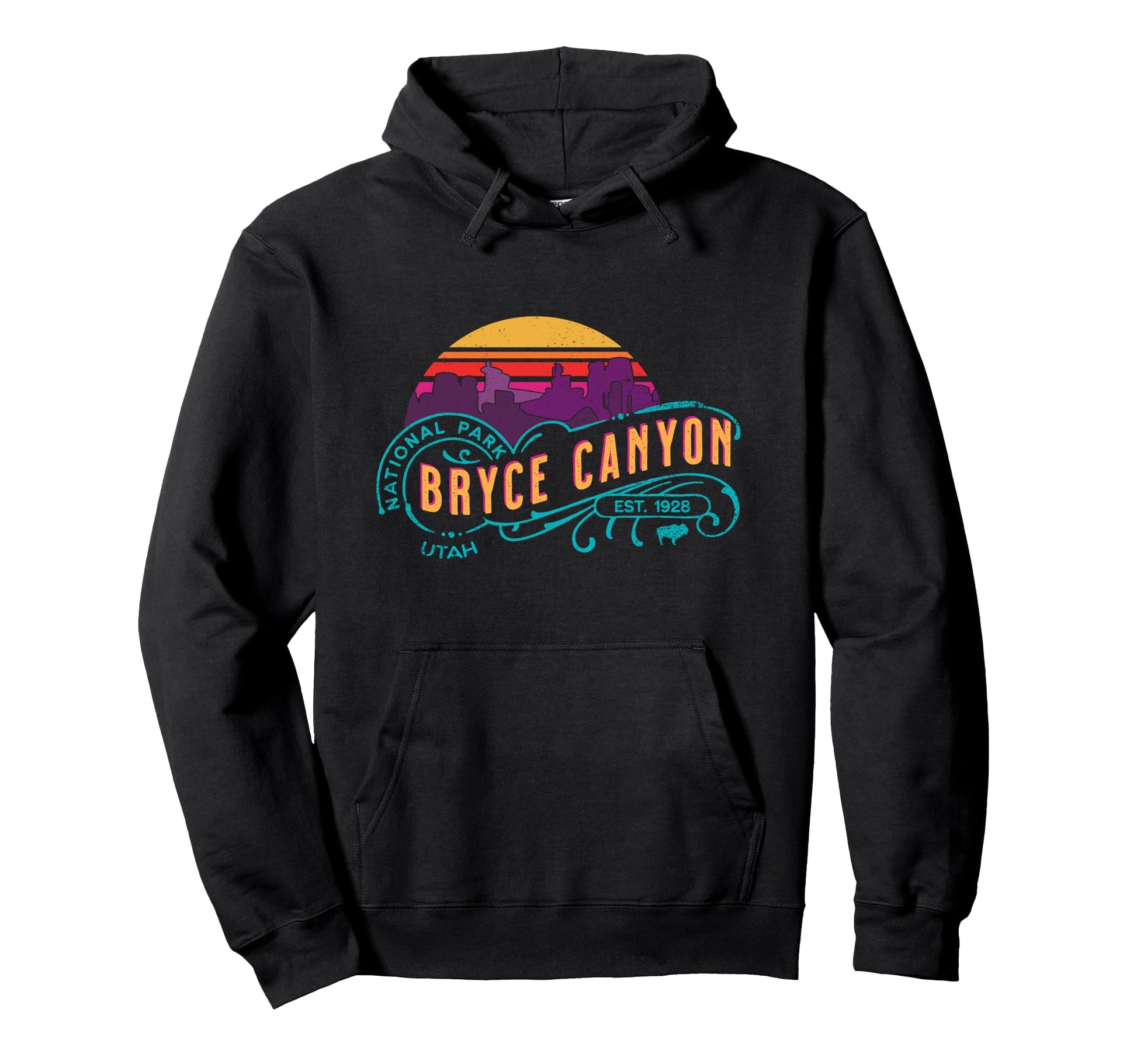 Bryce Canyon Utah Desert Sunset Vacation Hoodie - Trendy Graphic Men Women - T-Shirt, Sweatshirt, Hoodie