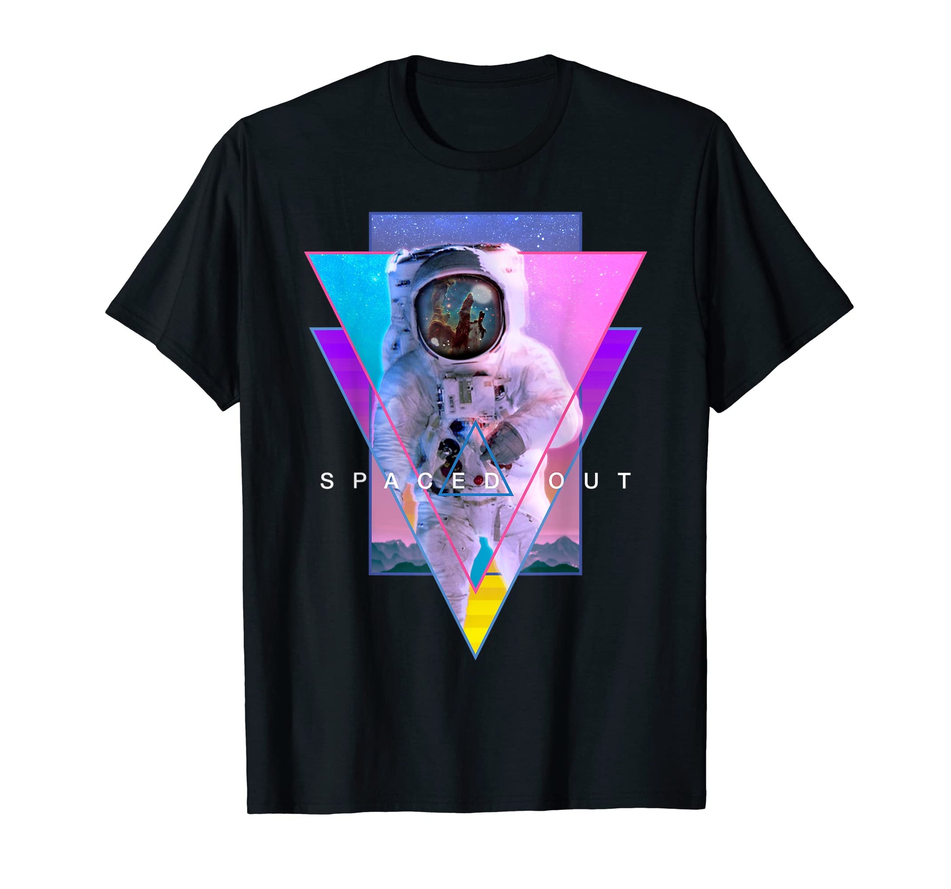 Astronaut Spaced Out Aesthetic Vaporwave T-Shirt - Trendy Graphic Unisex - T-Shirt, Sweatshirt, Hoodie