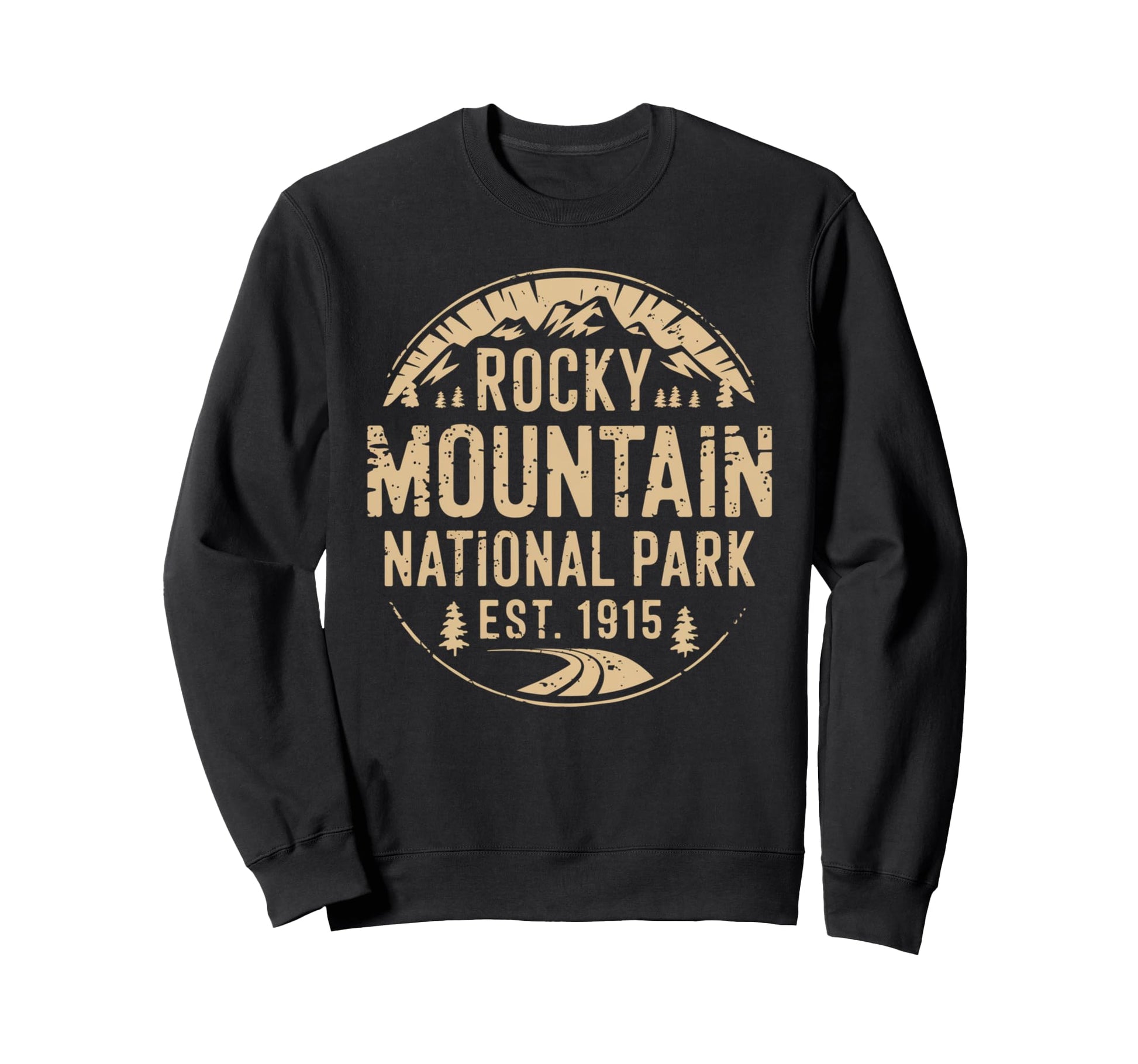 Rocky Mountain National Park Est Sweatshirt - Custom Art Print Men Women - T-Shirt, Sweatshirt, Hoodie