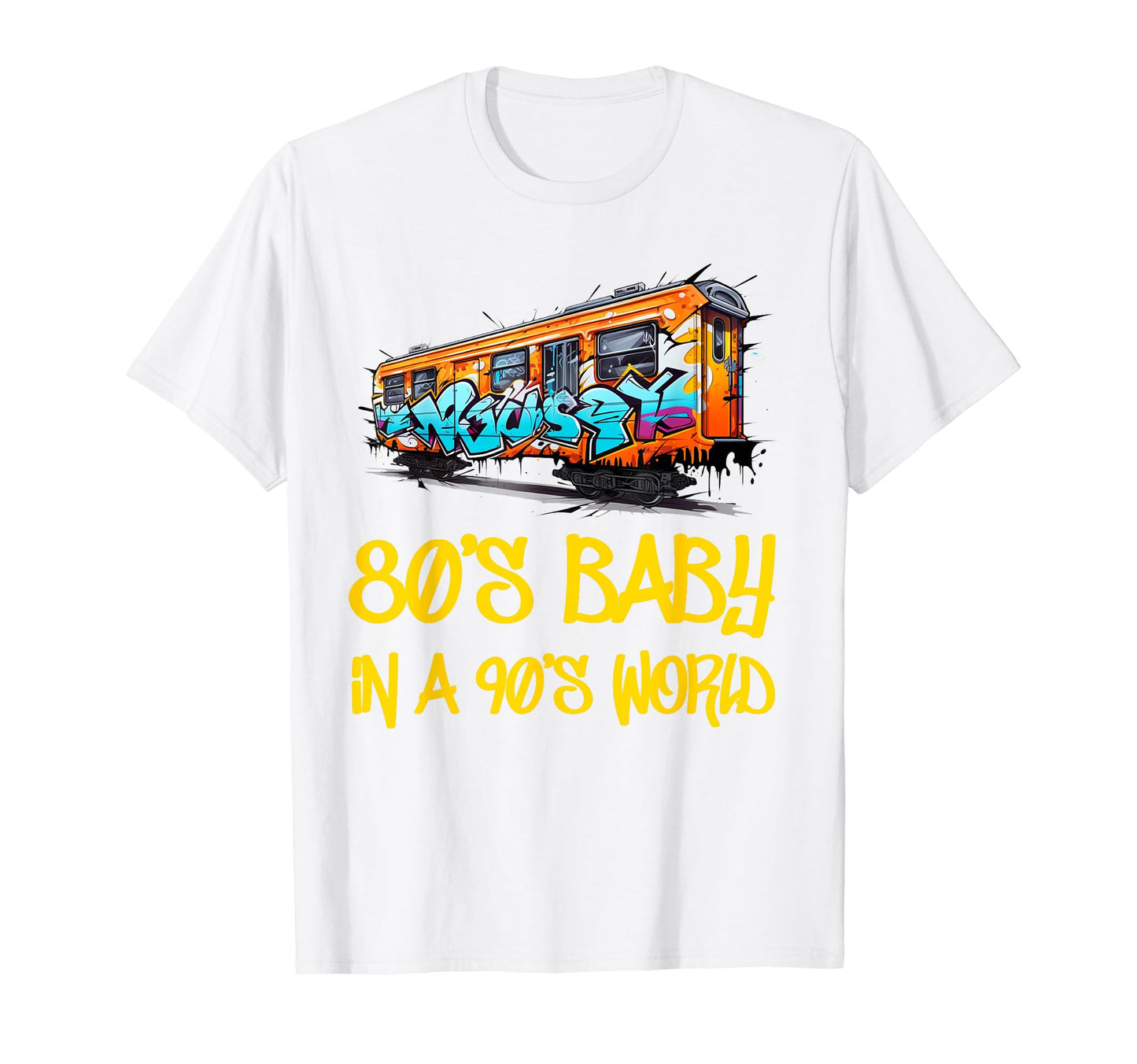 Hip Hop Old School 90S Rap 50Th Year T-Shirt - Aesthetic Graphic for Adults - T-Shirt, Sweatshirt, Hoodie