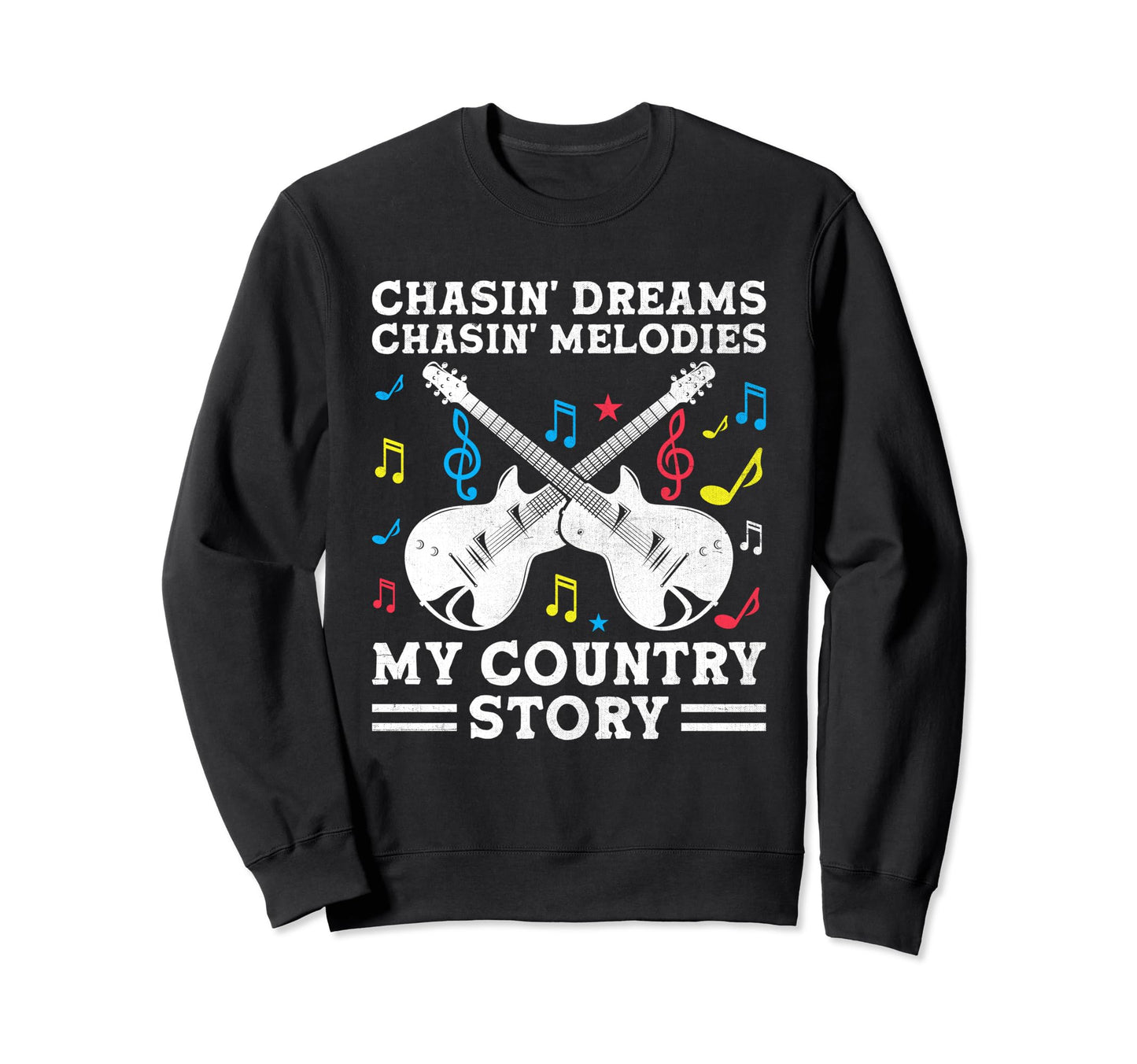 County Music Music Lover Western Sweatshirt - Custom Art Print Unisex - T-Shirt, Sweatshirt, Hoodie