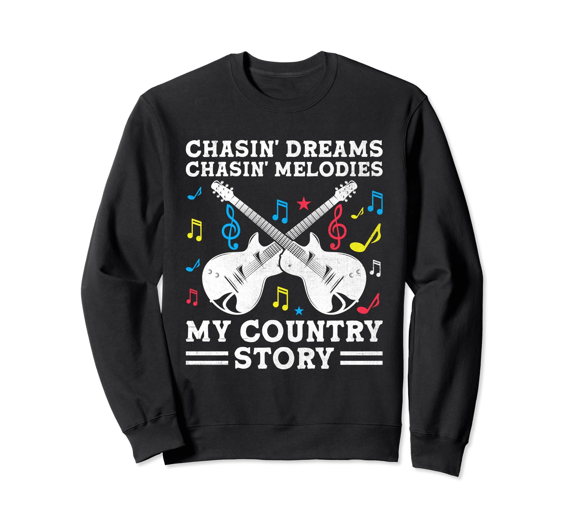 County Music Music Lover Western Sweatshirt - Custom Art Print Unisex - T-Shirt, Sweatshirt, Hoodie