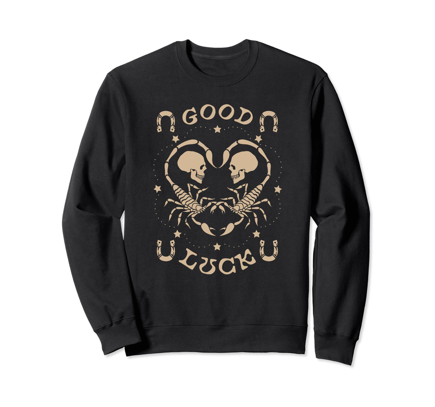 Good Luck Western Sweatshirt - Aesthetic Graphic for Adults - T-Shirt, Sweatshirt, Hoodie