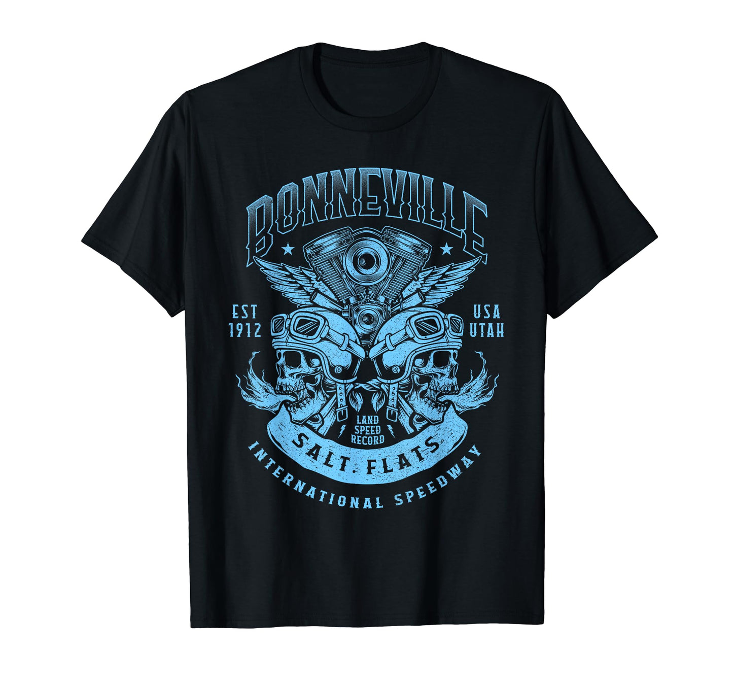 Bonneville Salt Flats Motorcycle T-Shirt - Unique Graphic for Adults - T-Shirt, Sweatshirt, Hoodie