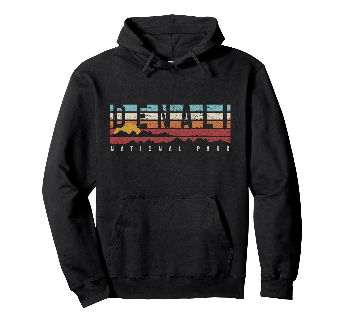 Denali Alaska Mountain Hiking National Hoodie - Minimalist Print Unisex - T-Shirt, Sweatshirt, Hoodie