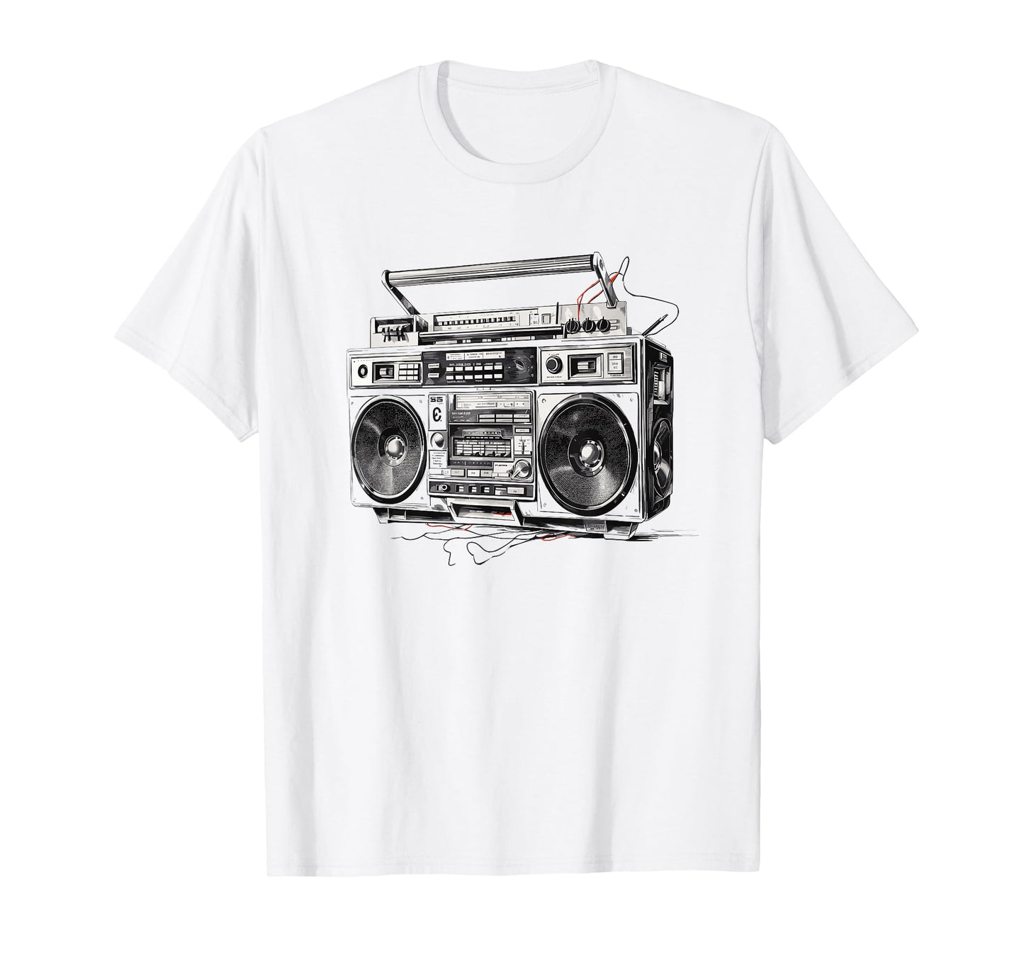 Ghetto Blaster Hip Hop 80S 90S Street T-Shirt - Aesthetic Graphic Unisex - T-Shirt, Sweatshirt, Hoodie
