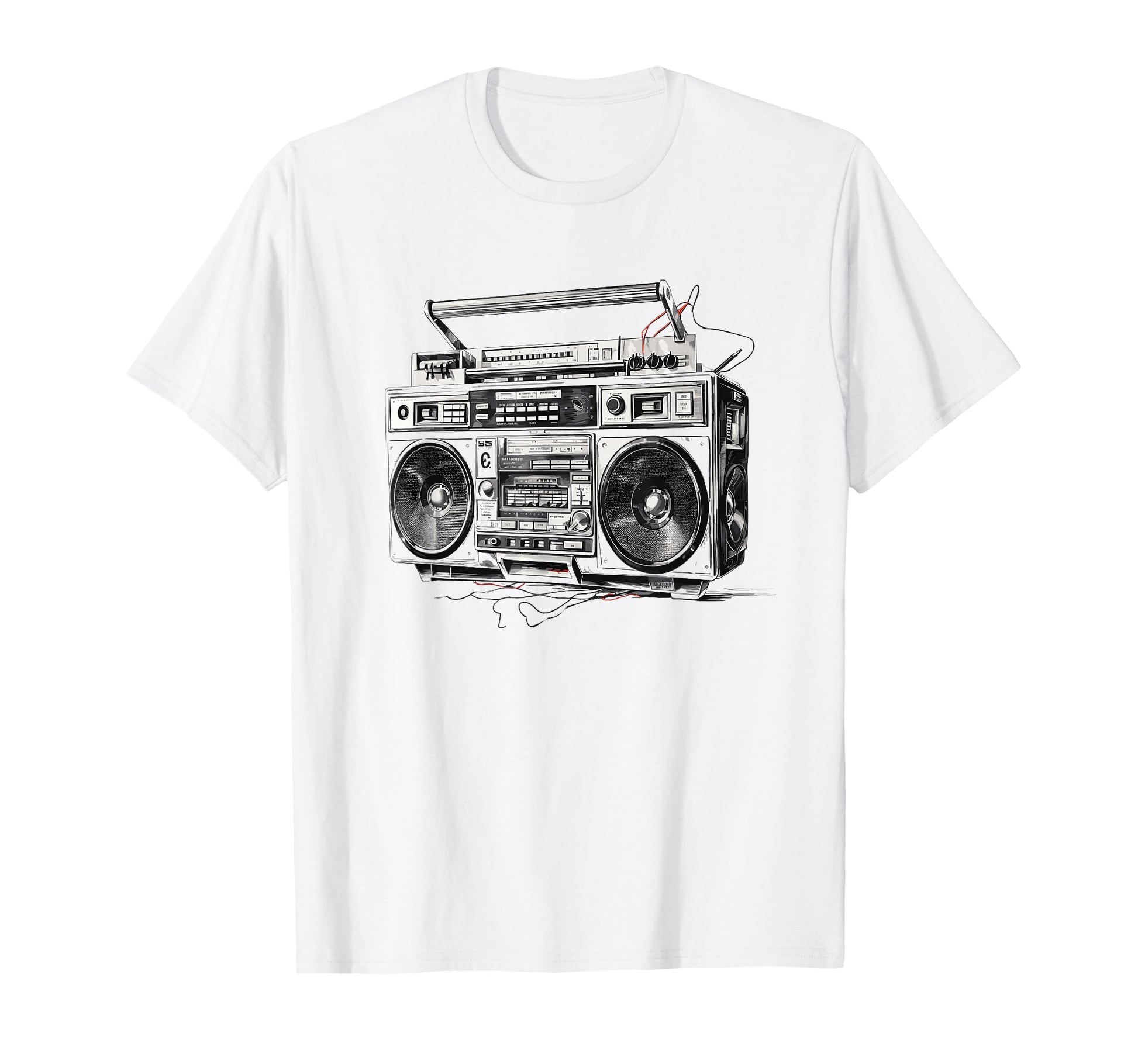 Ghetto Blaster Hip Hop 80S 90S Street T-Shirt - Aesthetic Graphic Unisex - T-Shirt, Sweatshirt, Hoodie
