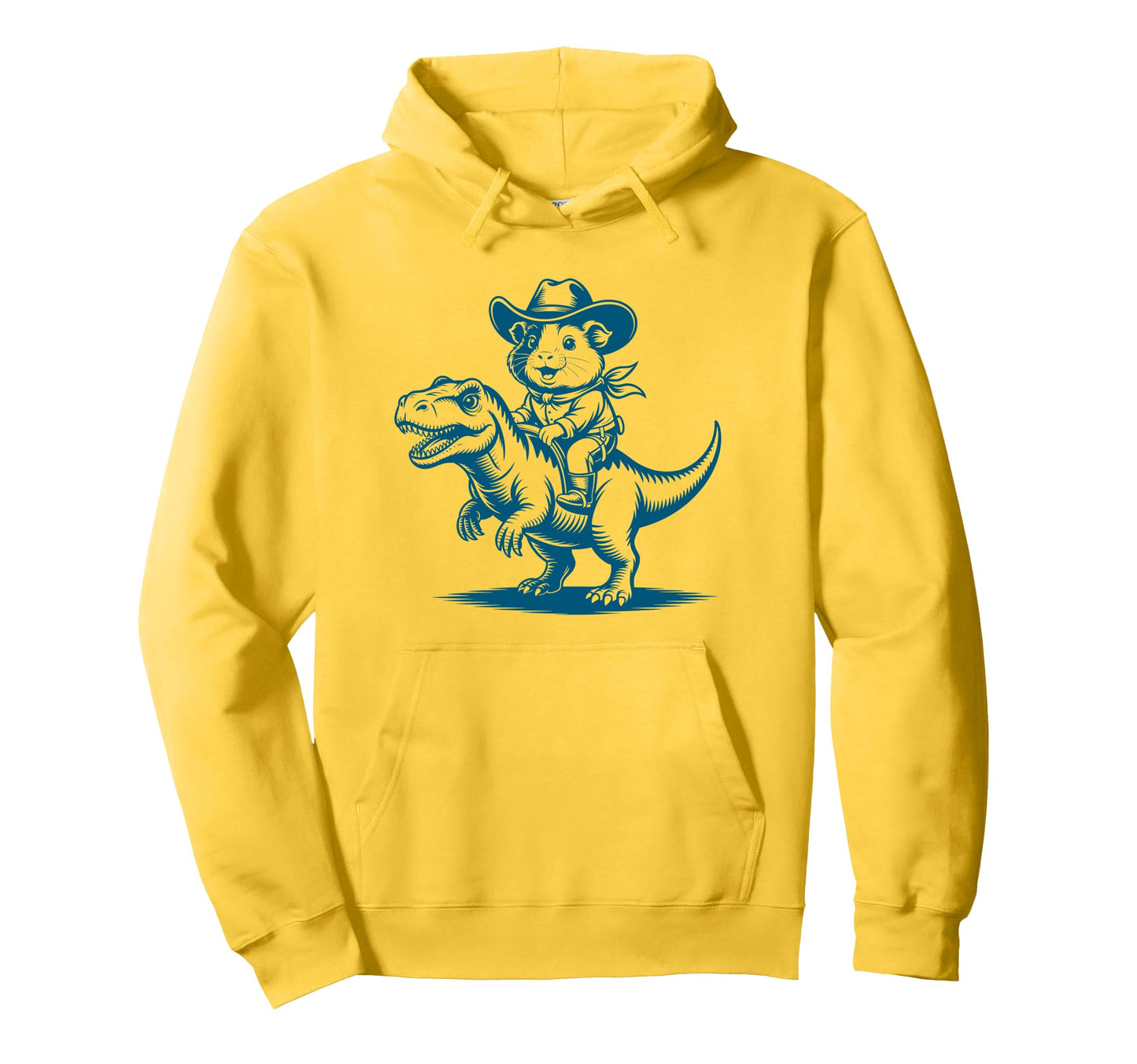 Guinea Pig Cowboy Dinosaur Accessoires Hoodie - Unique Graphic Unisex - T-Shirt, Sweatshirt, Hoodie