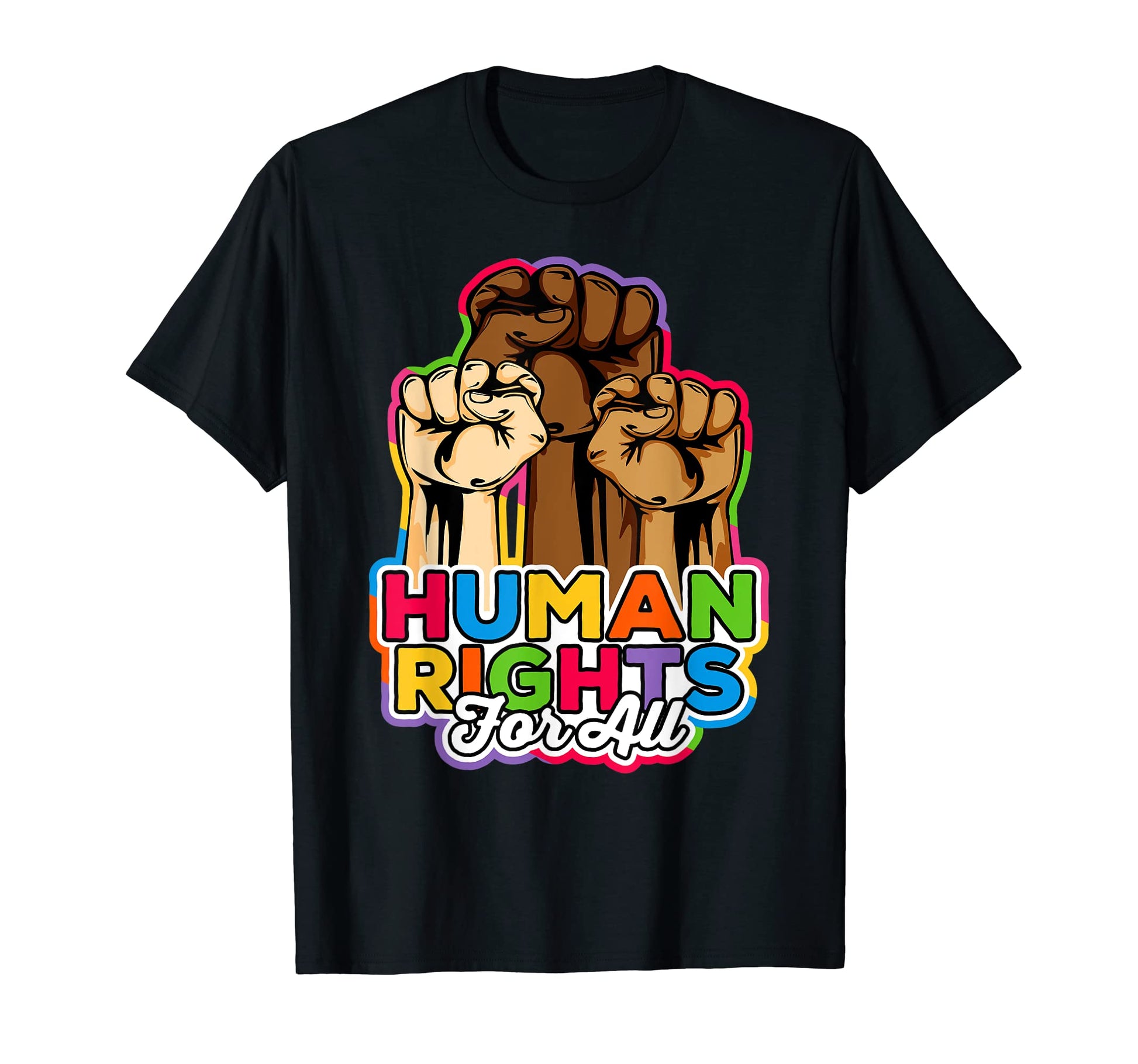 Human Rights All Peace Love T-Shirt - Aesthetic Graphic for Adults - T-Shirt, Sweatshirt, Hoodie