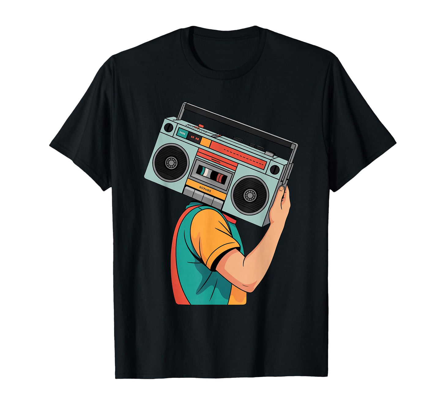 80S 90S Boombox Hip Hop Party Music T-Shirt - Streetwear Style Men Women - T-Shirt, Sweatshirt, Hoodie