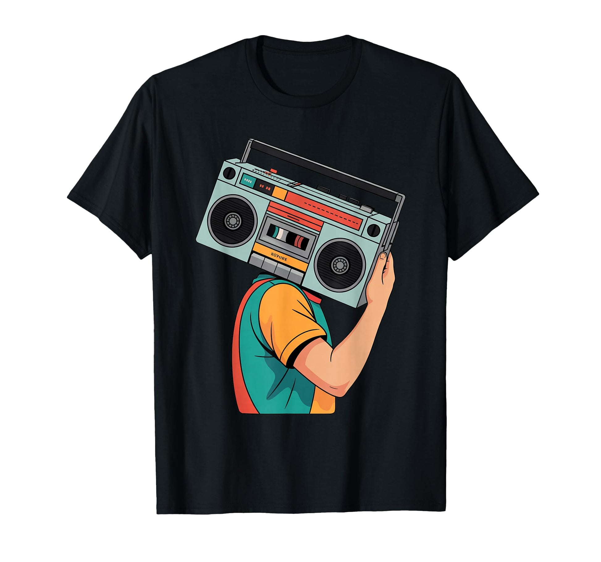 80S 90S Boombox Hip Hop Party Music T-Shirt - Streetwear Style Men Women - T-Shirt, Sweatshirt, Hoodie