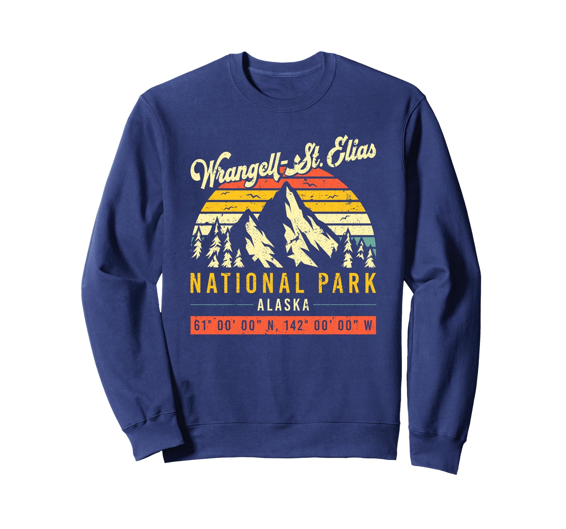 Wrangell St Elias Alaska National Park Sweatshirt - Novelty Apparel Unisex - T-Shirt, Sweatshirt, Hoodie