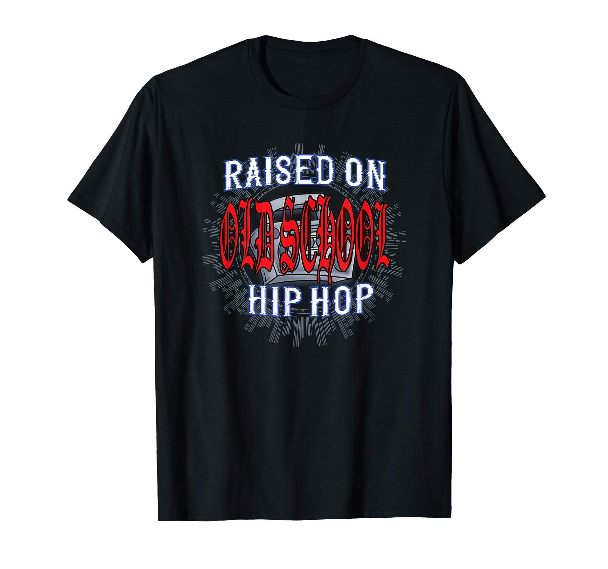 Boombox Ghetto Blaster Rap R B Old T-Shirt - Fun Novelty Design Unisex - T-Shirt, Sweatshirt, Hoodie