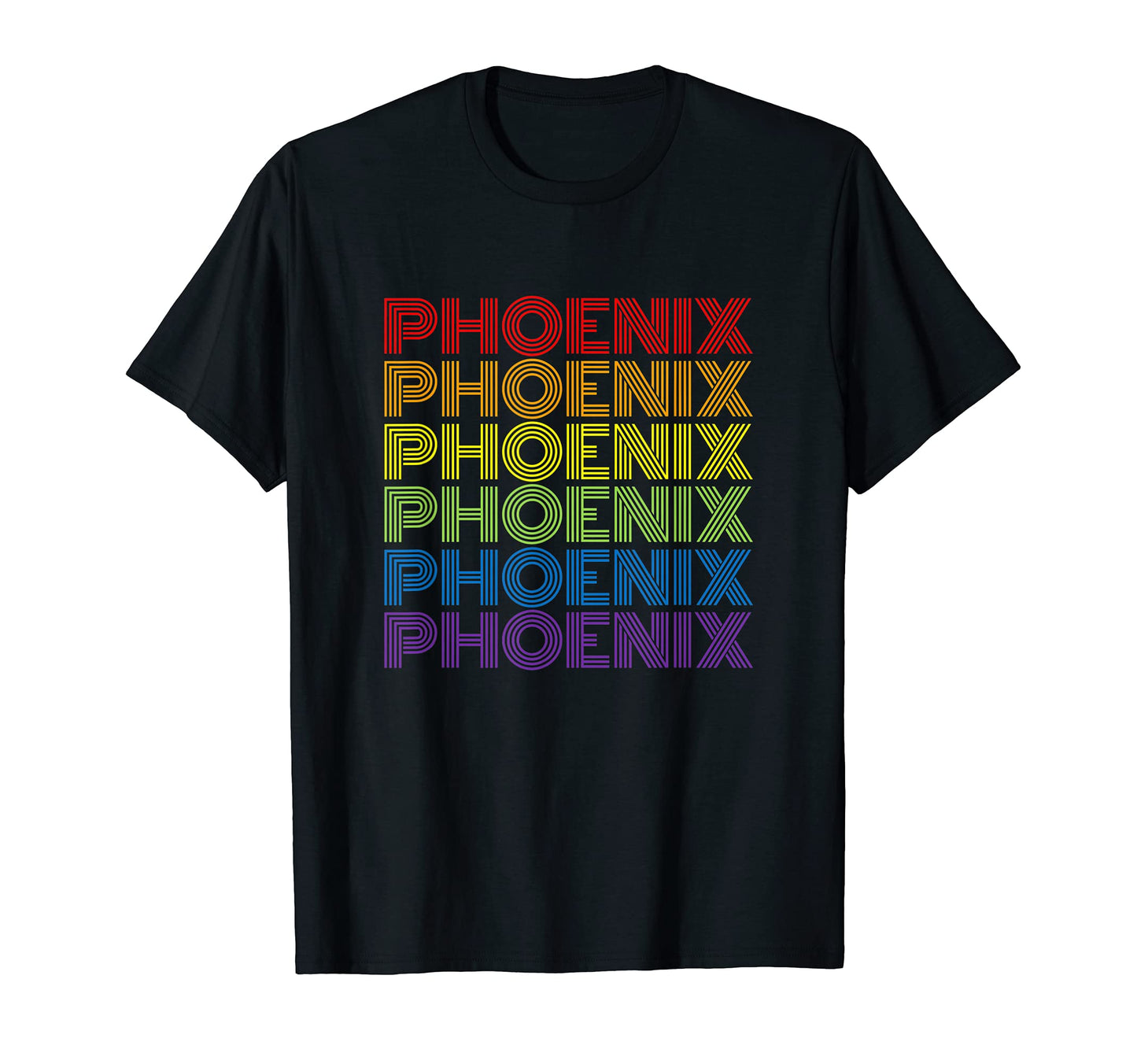 Phoenix Rainbow T-Shirt - Aesthetic Graphic for Adults - T-Shirt, Sweatshirt, Hoodie