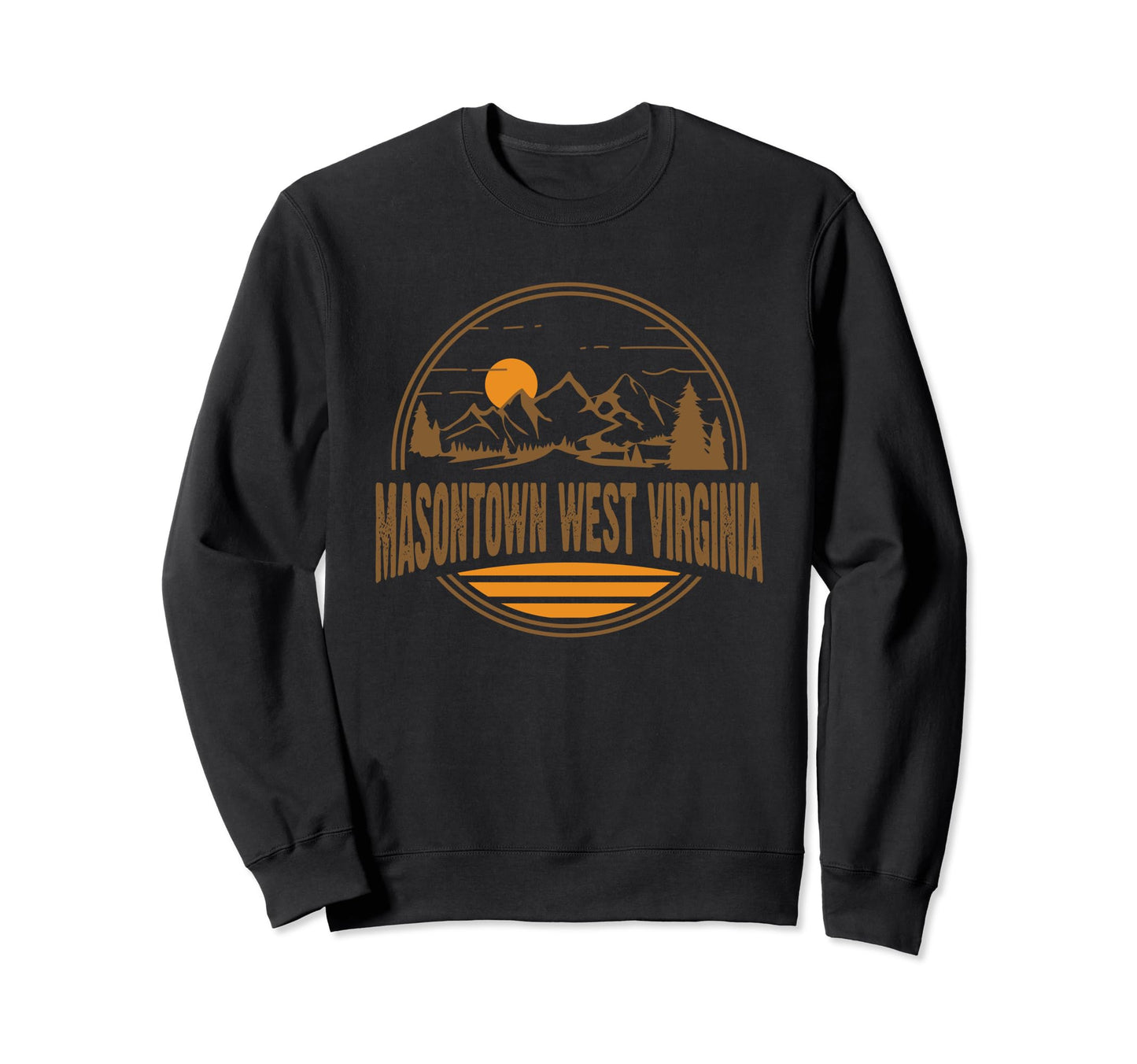 Masontown West Virginia State Gift Sweatshirt - Custom Art Print for Adults - T-Shirt, Sweatshirt, Hoodie