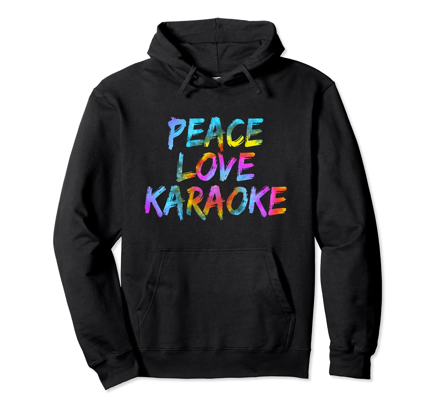 Peace Sign Singer Karaoke Bar Peace Hoodie - Aesthetic Graphic for Adults - T-Shirt, Sweatshirt, Hoodie