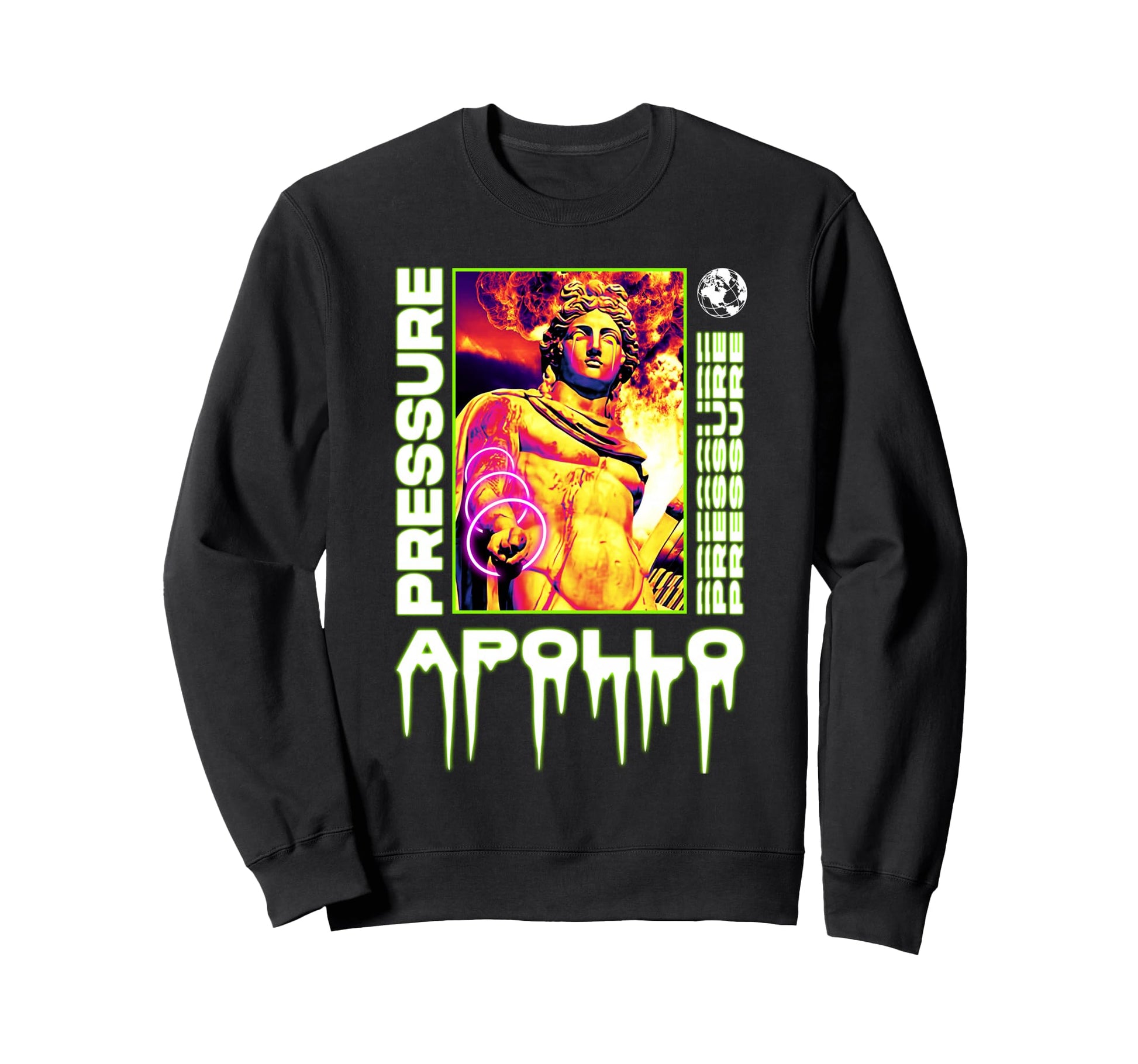Apollo Pressure Greek Aesthetic Sweatshirt - Custom Art Print for Adults - T-Shirt, Sweatshirt, Hoodie