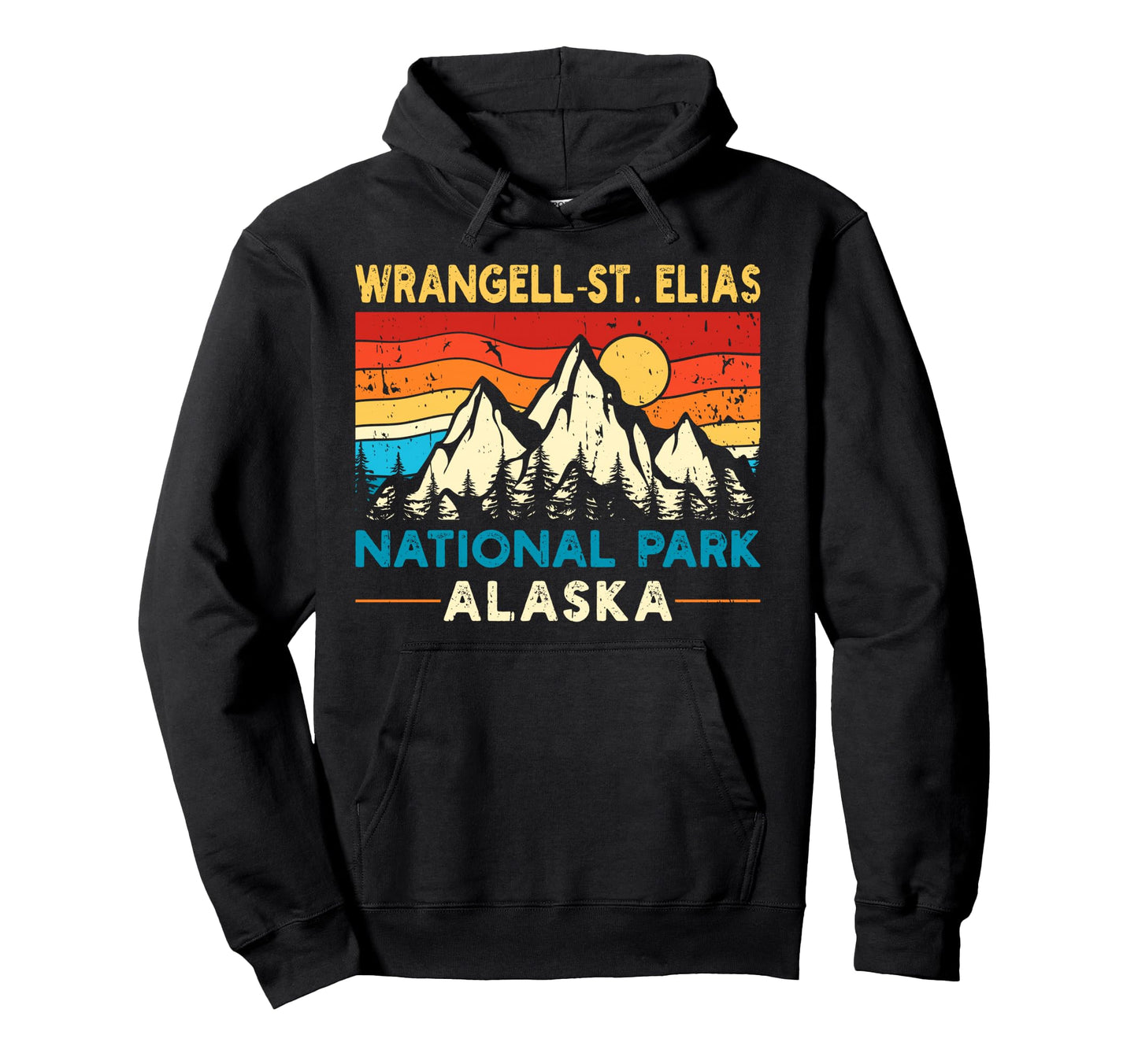 Wrangell St Elias National Park Hoodie - Unique Graphic for Adults - T-Shirt, Sweatshirt, Hoodie