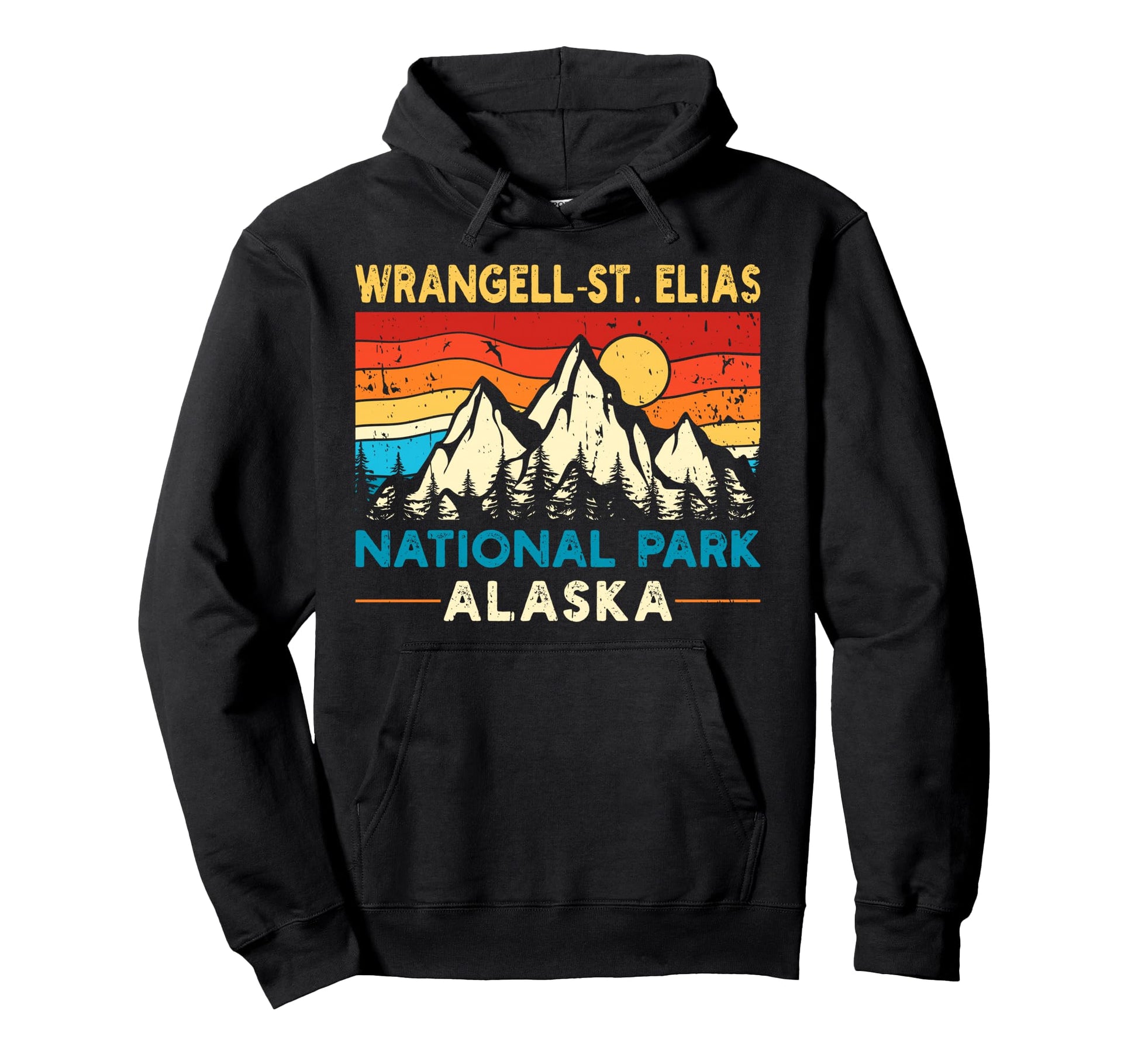Wrangell St Elias National Park Hoodie - Unique Graphic for Adults - T-Shirt, Sweatshirt, Hoodie