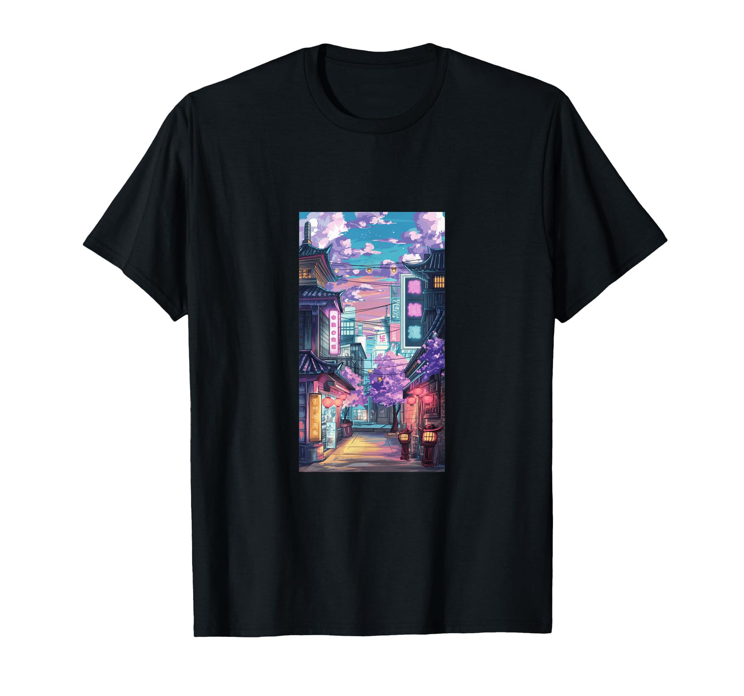 Anime Surreal Lofi Aesthetic T-Shirt - Custom Art Print for Adults - T-Shirt, Sweatshirt, Hoodie