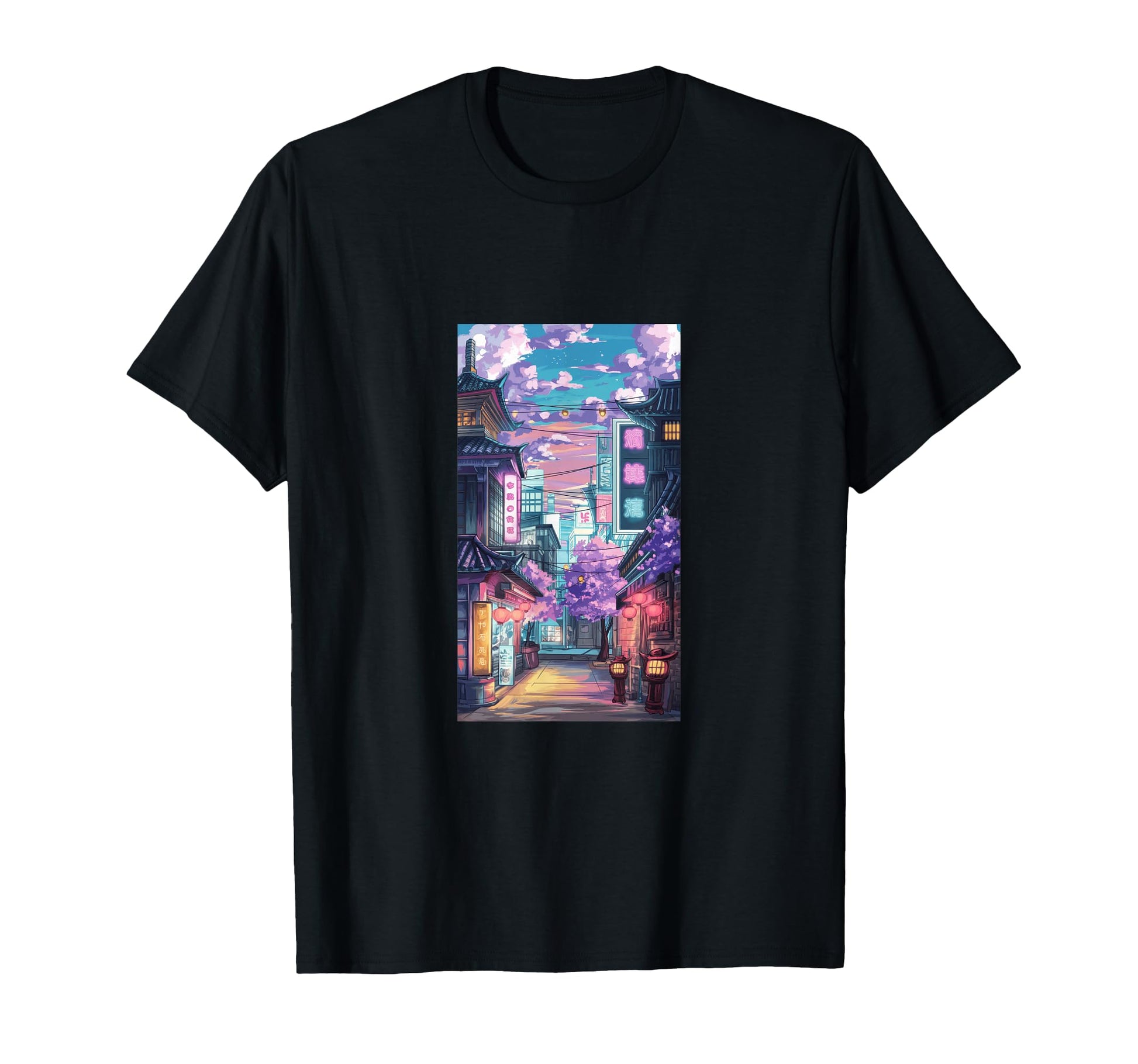 Anime Surreal Lofi Aesthetic T-Shirt - Custom Art Print for Adults - T-Shirt, Sweatshirt, Hoodie