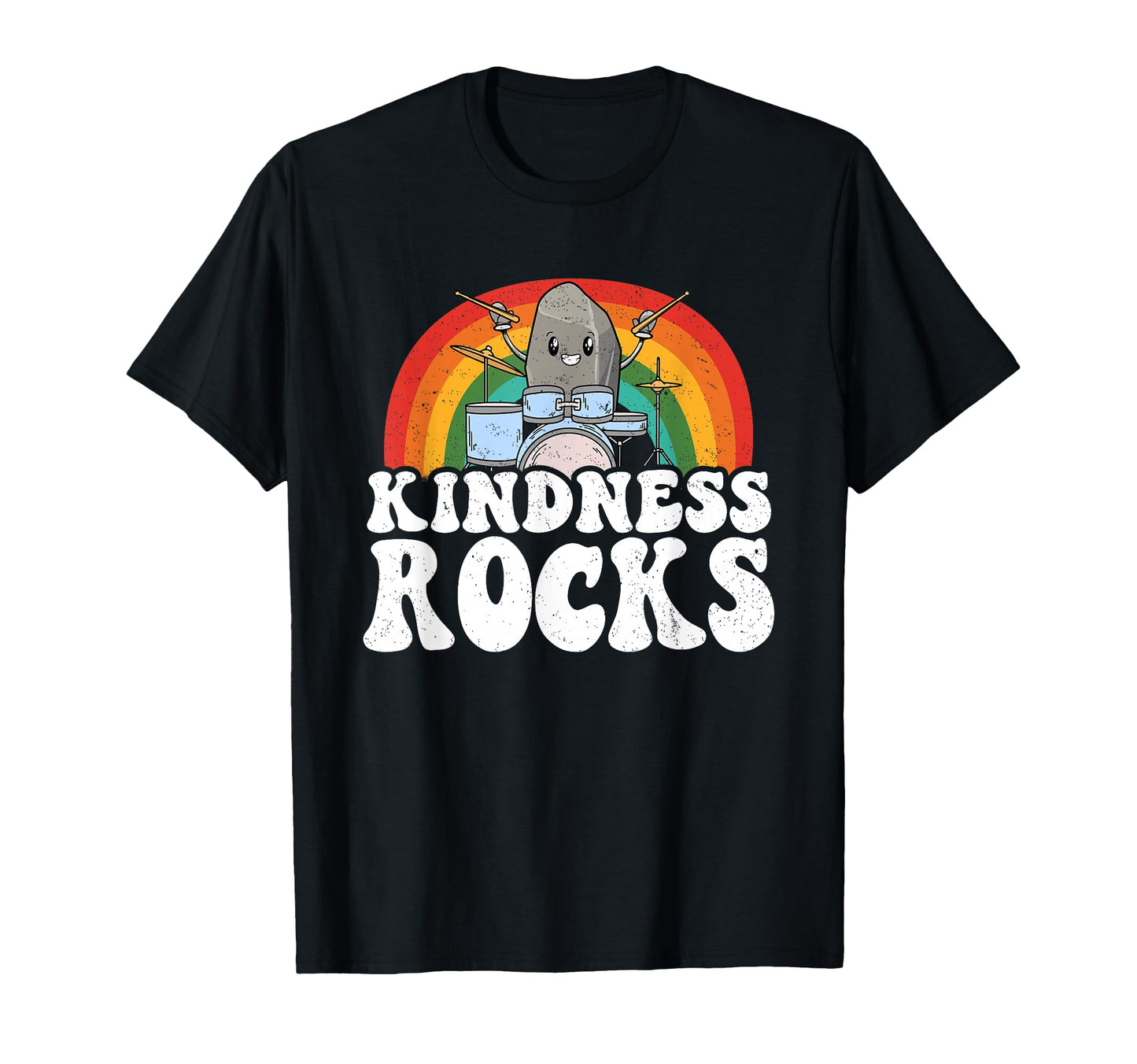 Anti Bullying Rainbow Music Teacher T-Shirt - Graphic Print Unisex - T-Shirt, Sweatshirt, Hoodie