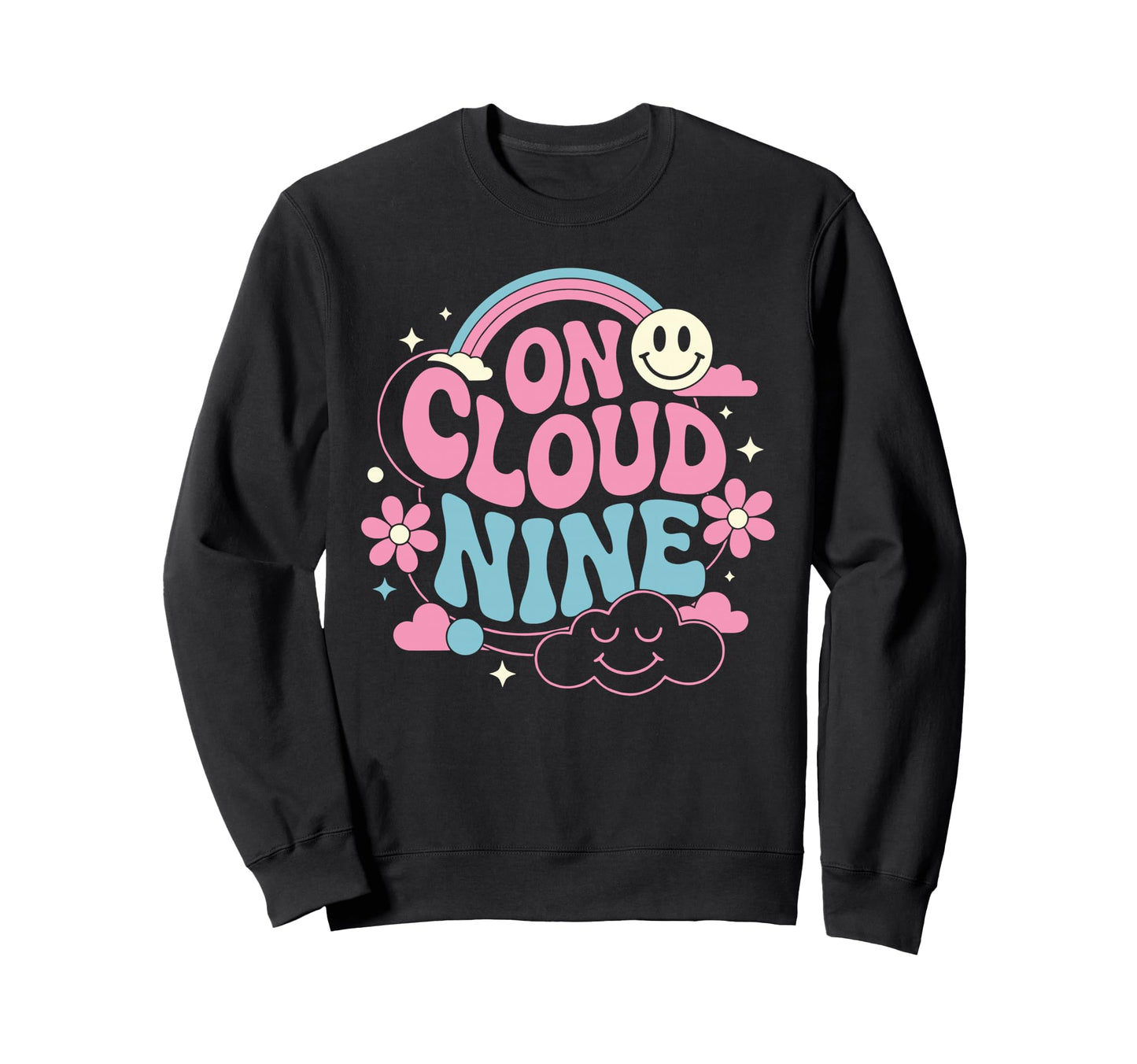 Cloud Nine 9Th Birthday Birthday Sweatshirt - Minimalist Print Unisex - T-Shirt, Sweatshirt, Hoodie