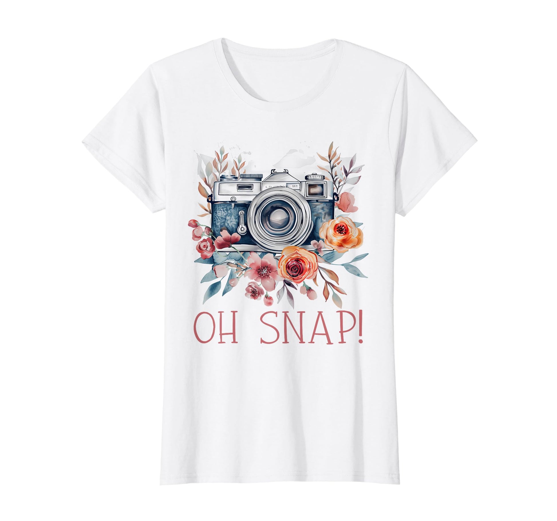 Photographer Oh Snap Funny Camera T-Shirt - Aesthetic Graphic Men Women - T-Shirt, Sweatshirt, Hoodie