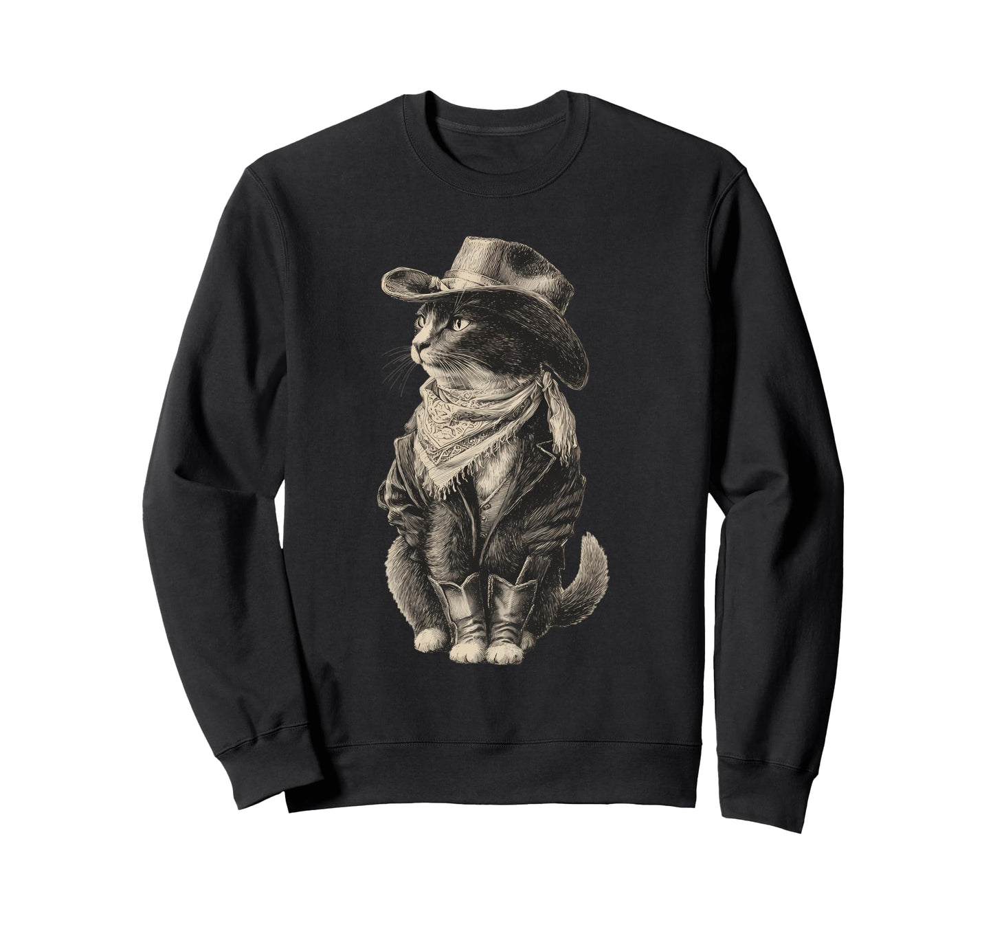 Country Western Cowgirl Funny Sweatshirt - Fun Novelty Design Unisex - T-Shirt, Sweatshirt, Hoodie