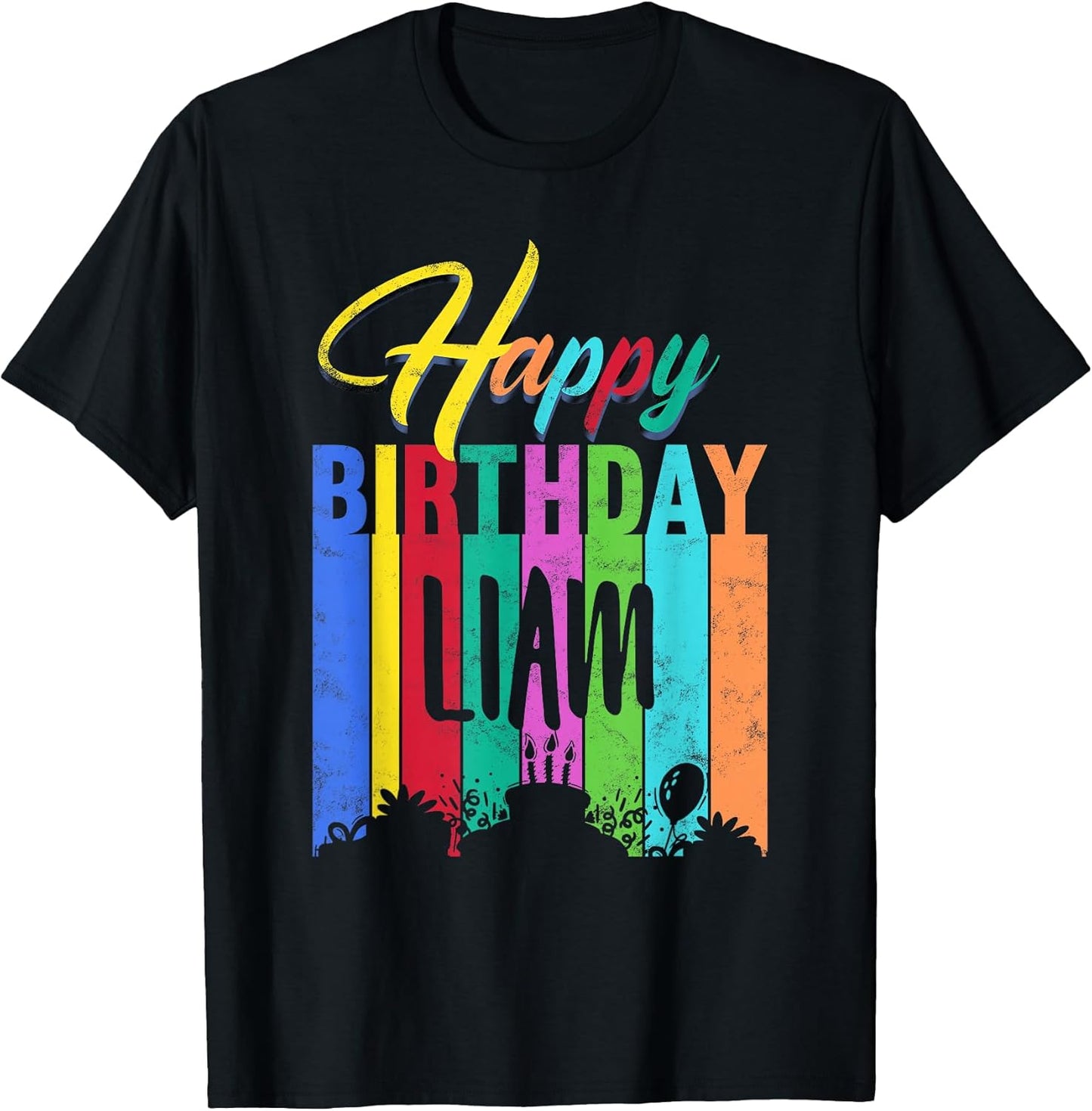 Happy Birthday Liam Apparel for Men Kids - Adult & Kids T-Shirts, Sweatshirts & Hoodies apparel design preview 1