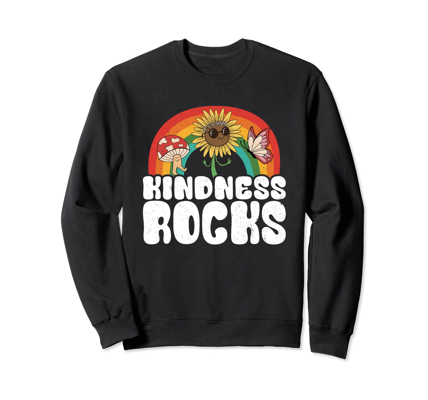 Anti Bullying Hippie Teacher Sweatshirt - Novelty Apparel for Adults - T-Shirt, Sweatshirt, Hoodie