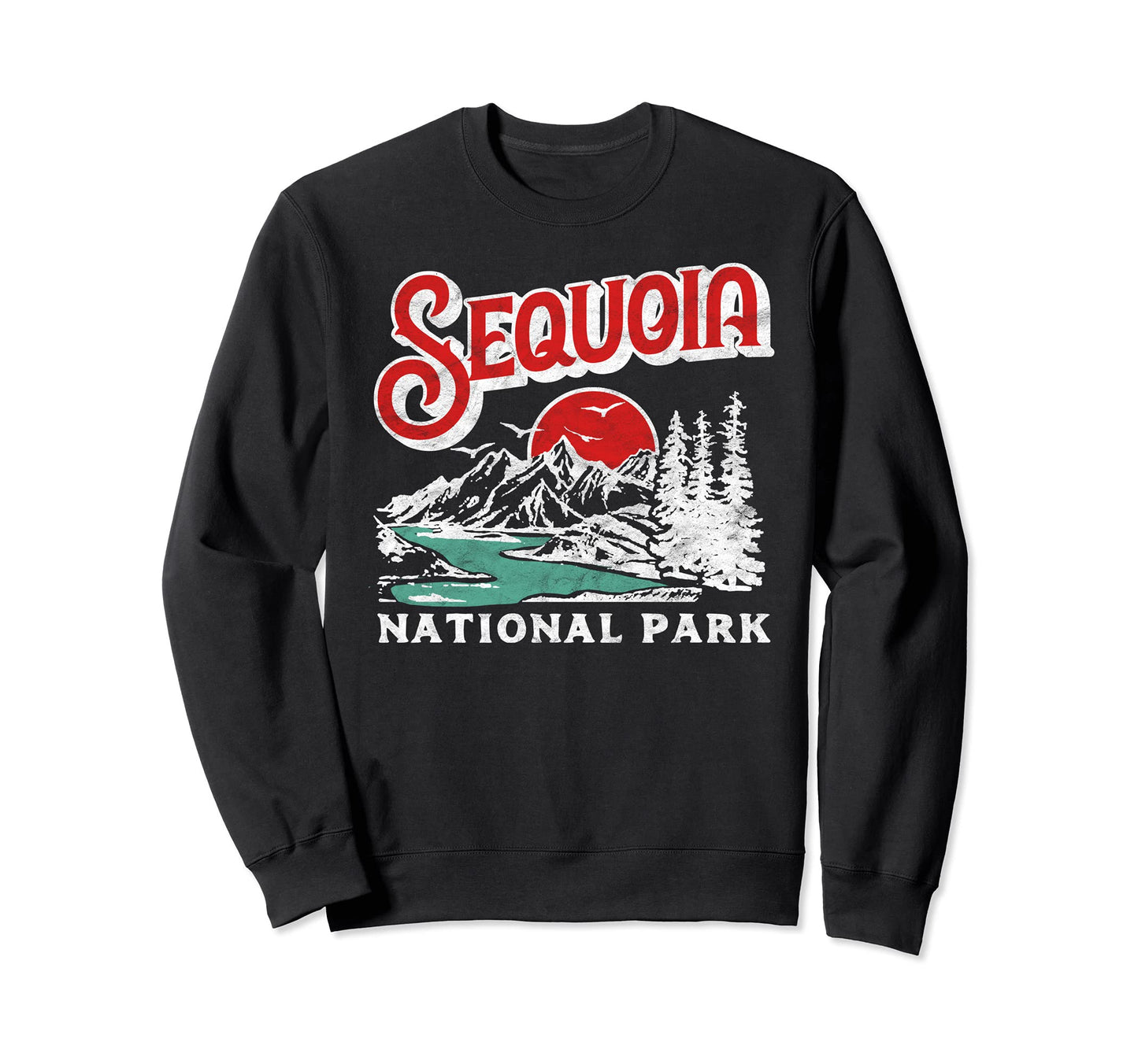 Sequoia National Park 80S Sweatshirt - Aesthetic Graphic for Adults - T-Shirt, Sweatshirt, Hoodie