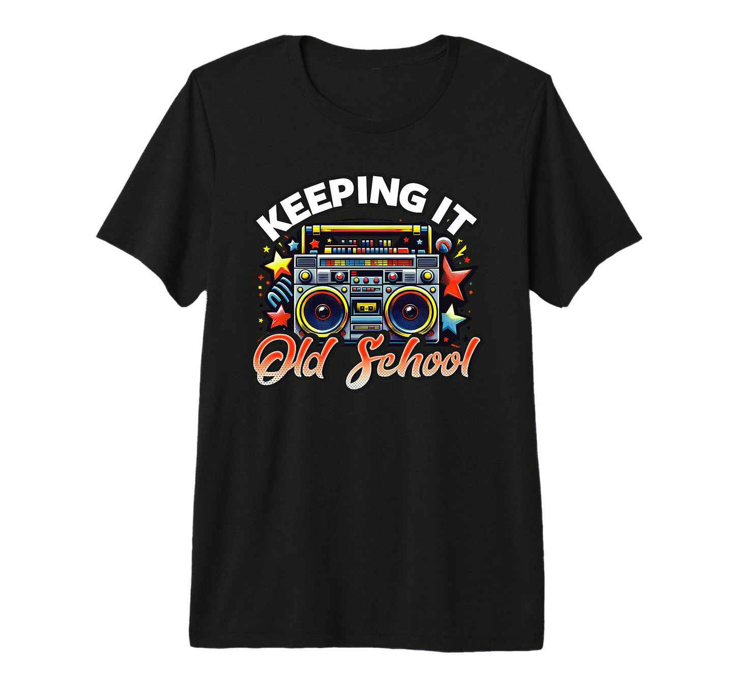 80S And 90S Hip Hop And Rock Boombox T-Shirt - Novelty Apparel Men Women - T-Shirt, Sweatshirt, Hoodie