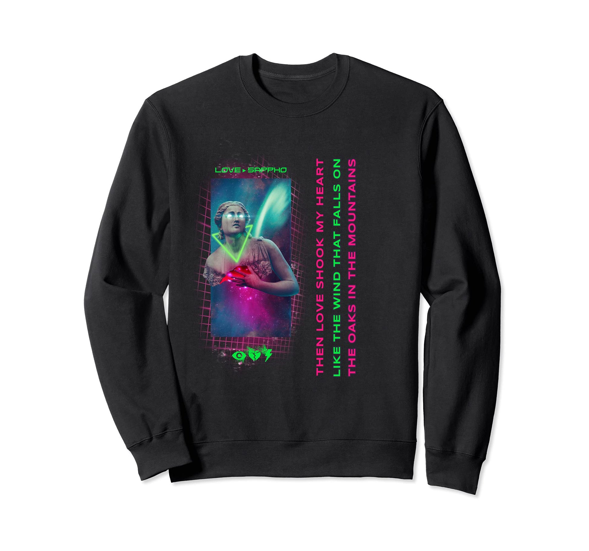 Vaporwave Indie Aesthetic Greek Sweatshirt - Trendy Graphic Men Women - T-Shirt, Sweatshirt, Hoodie