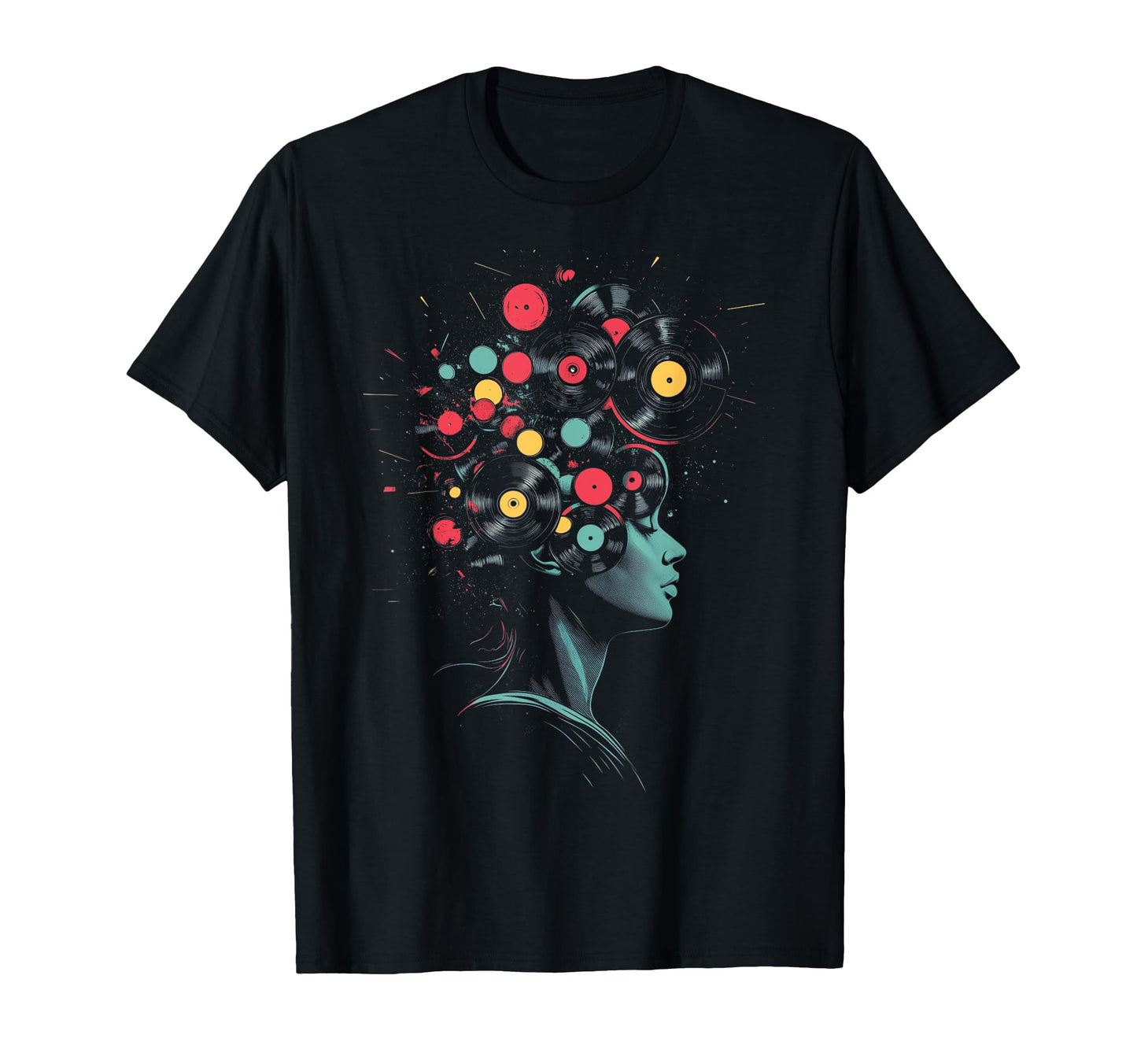 Vinyl Record Collector Dj Music Lover T-Shirt - Unique Graphic for Adults - T-Shirt, Sweatshirt, Hoodie