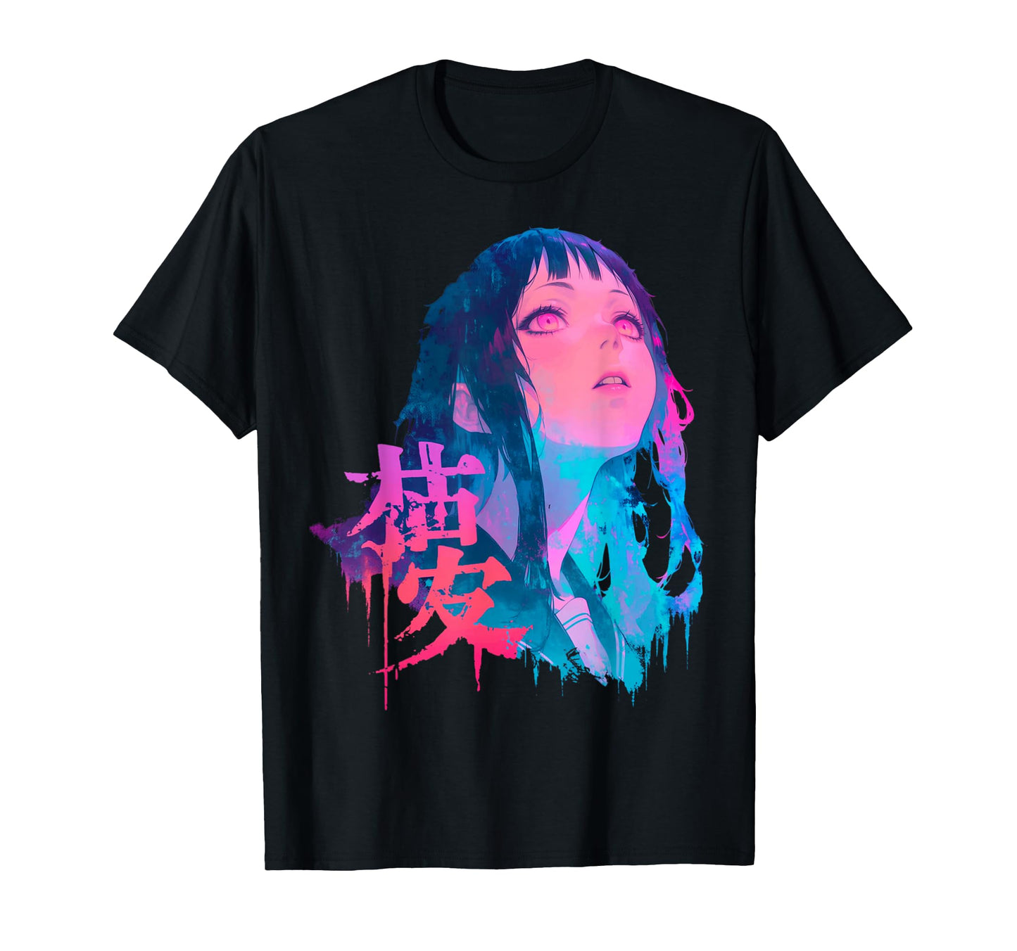 Goth Grunge Demon Anime Waifu Horror Alt T-Shirt - Streetwear Style Unisex - T-Shirt, Sweatshirt, Hoodie