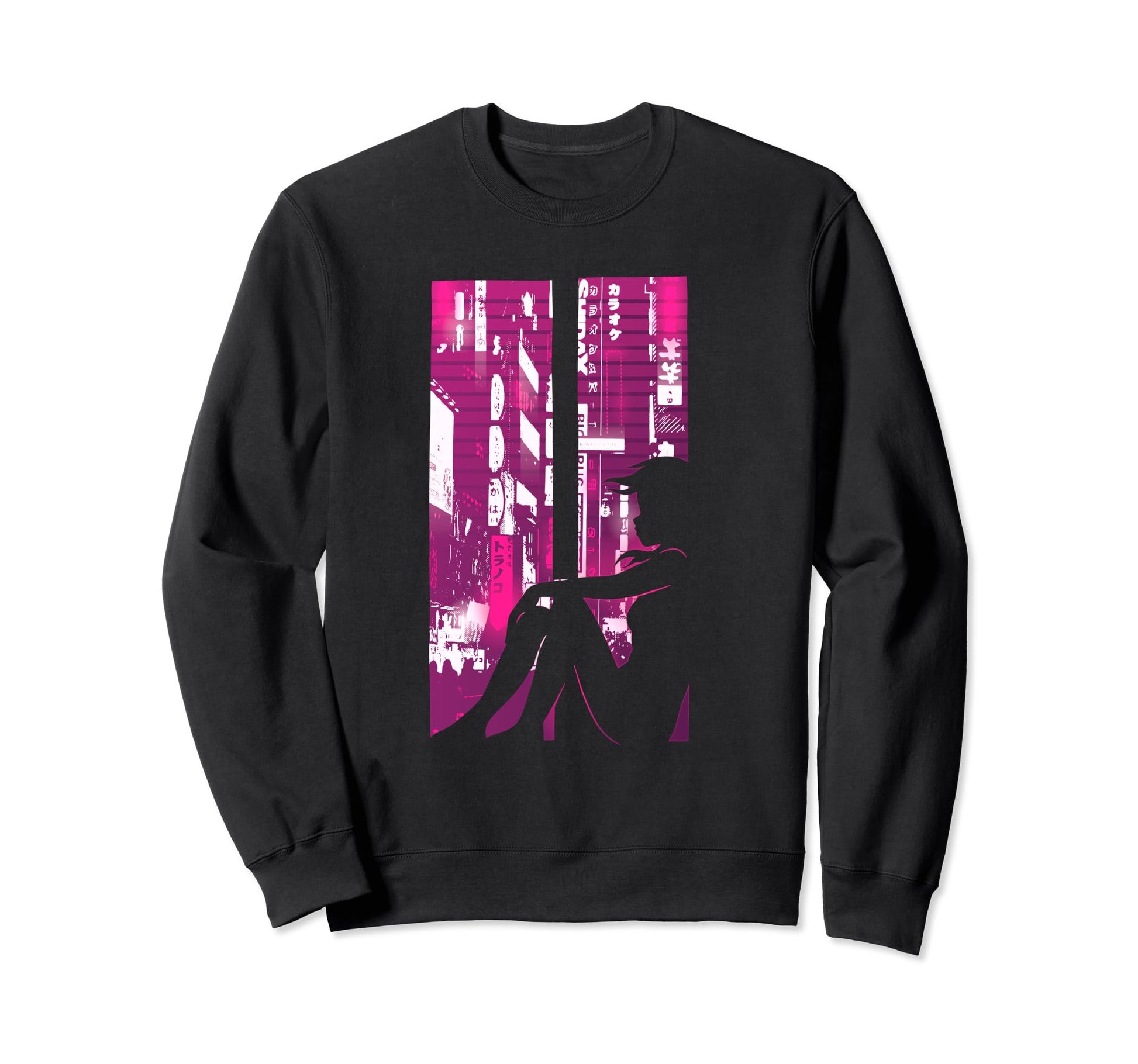 Anime Vaporwave Aesthetic Synthwave Sweatshirt - Minimalist Print Unisex - T-Shirt, Sweatshirt, Hoodie