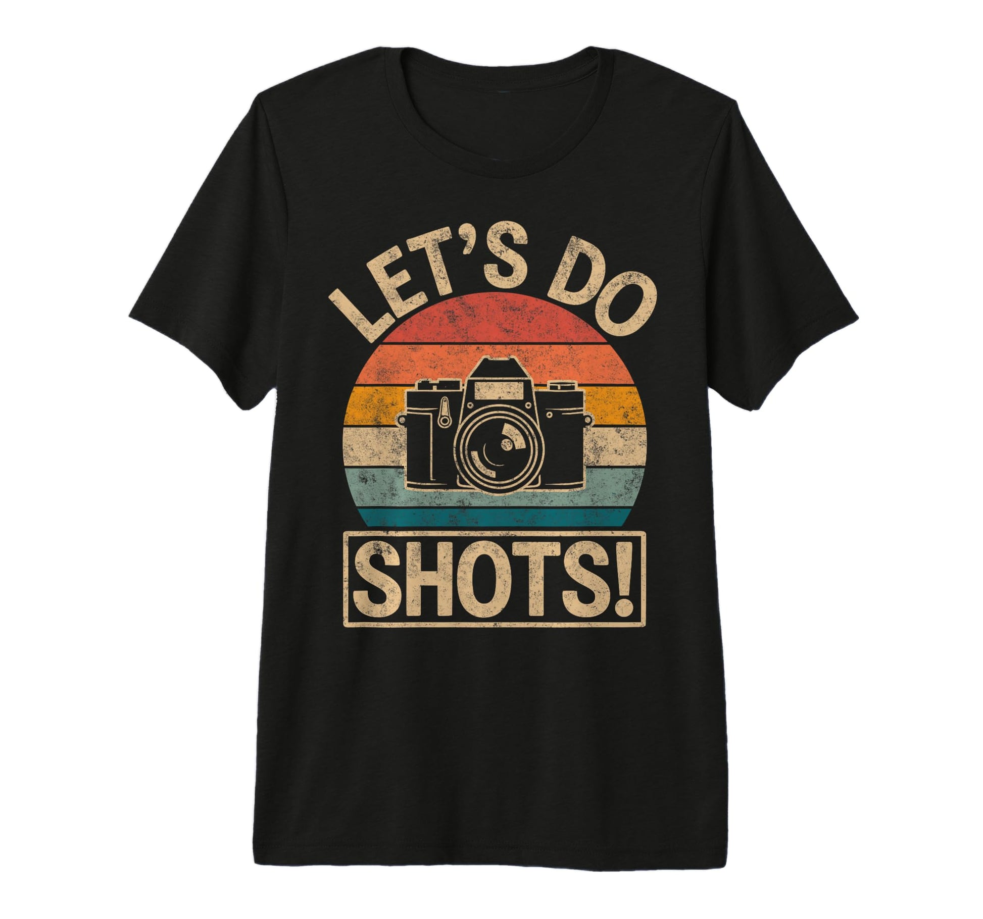 Lets Do Shots Photo Camera T-Shirt - Fun Novelty Design for Adults - T-Shirt, Sweatshirt, Hoodie