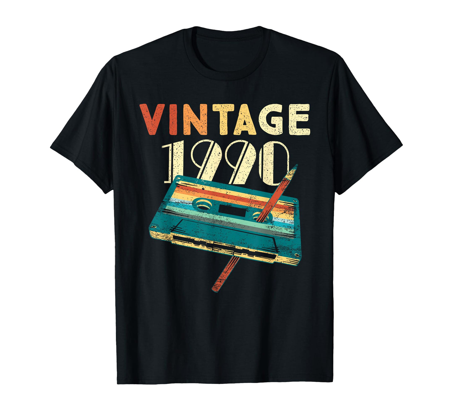 1990 Music Cassette 36 Years Old T-Shirt - Minimalist Print for Adults - T-Shirt, Sweatshirt, Hoodie